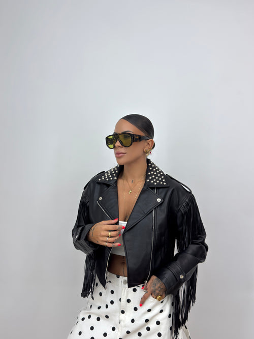 BIKER ECO PIEL FLEKKS