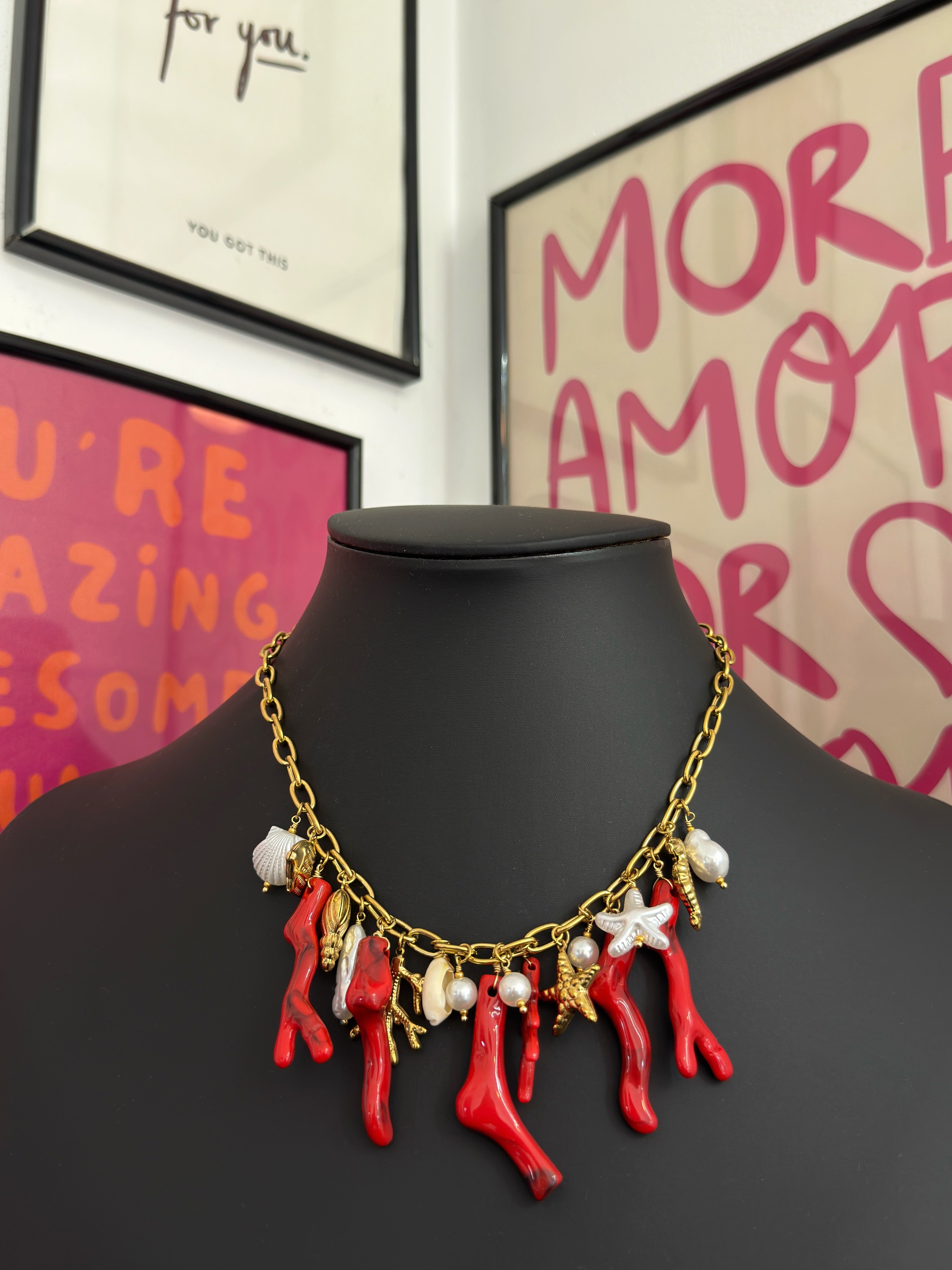 COLLAR RED ARRECIFE