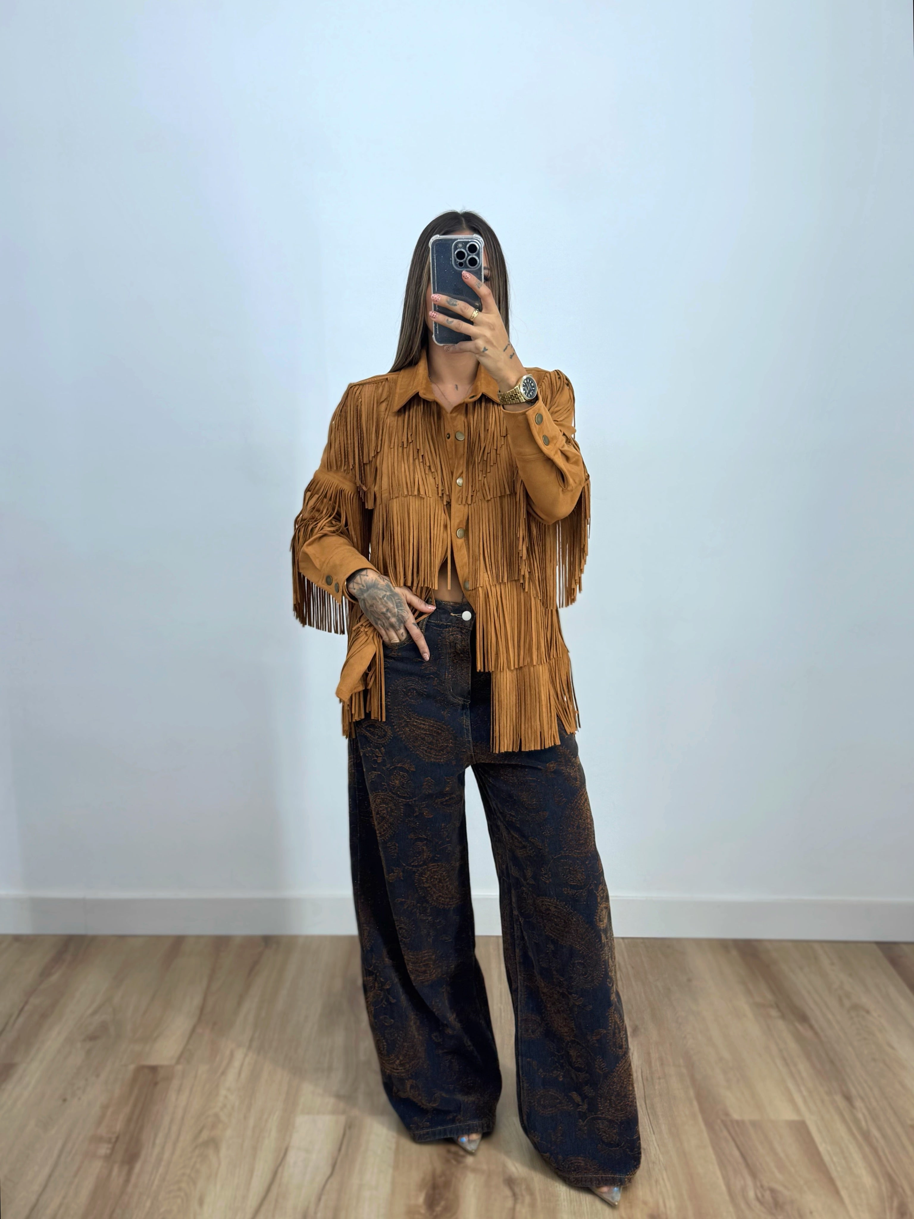 JEANS PREMIUM VELVET PAISLEY