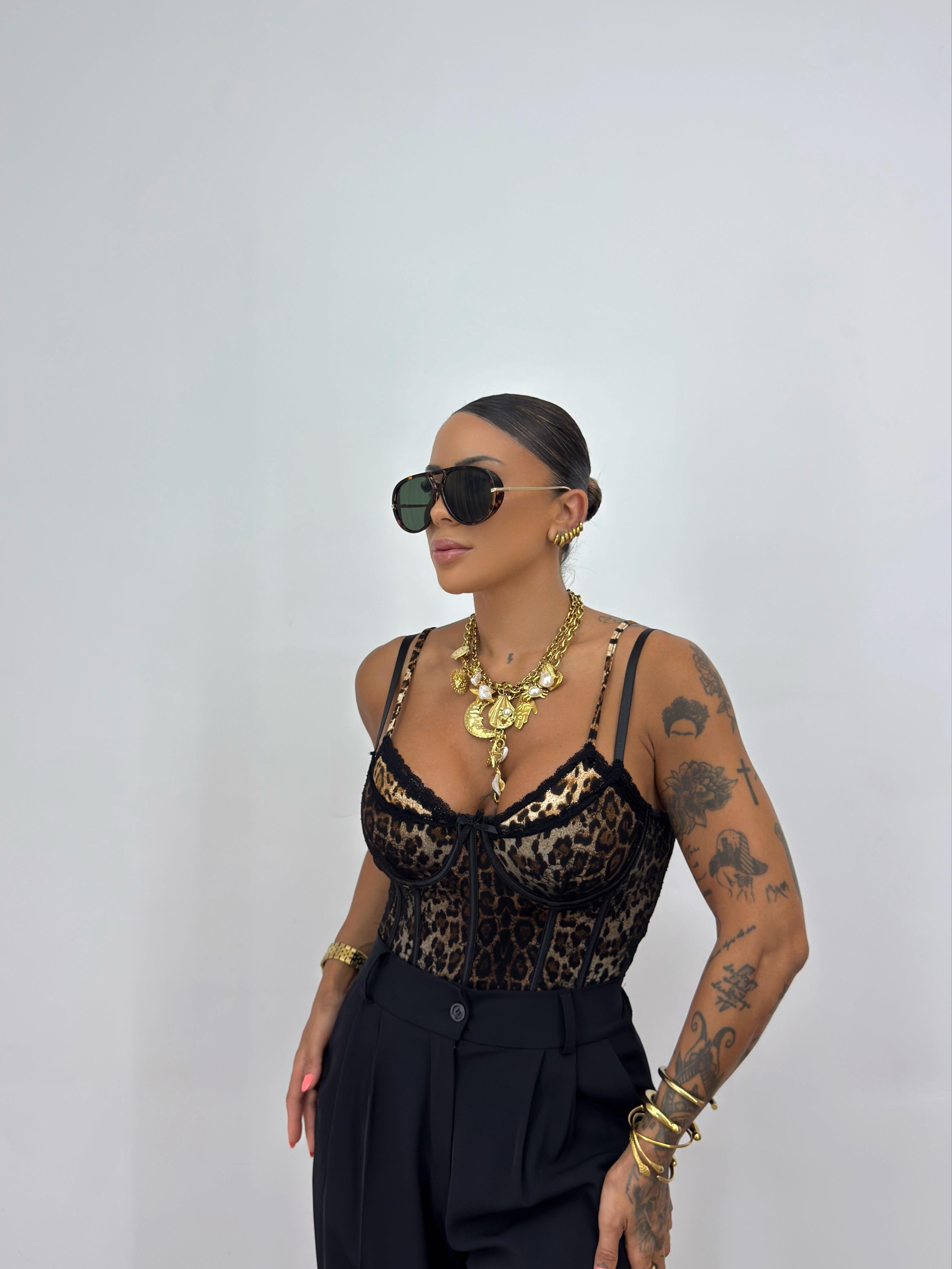 CORSET PREMIUM LEOPARD