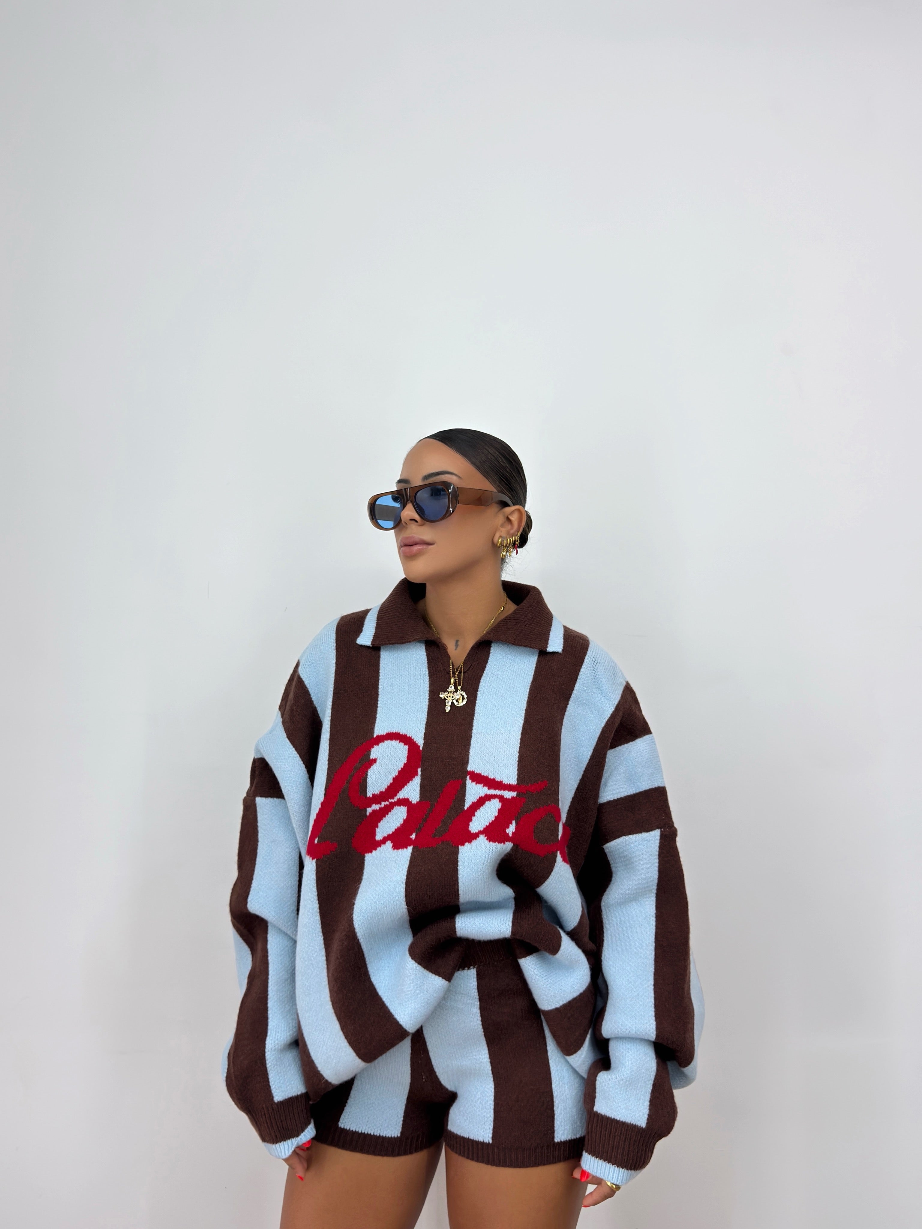 CONJUNTO PREMIUM KNIT PALACE BROWN