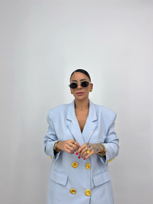 BLAZER OVER PREMIUM BUCKLE BLUE