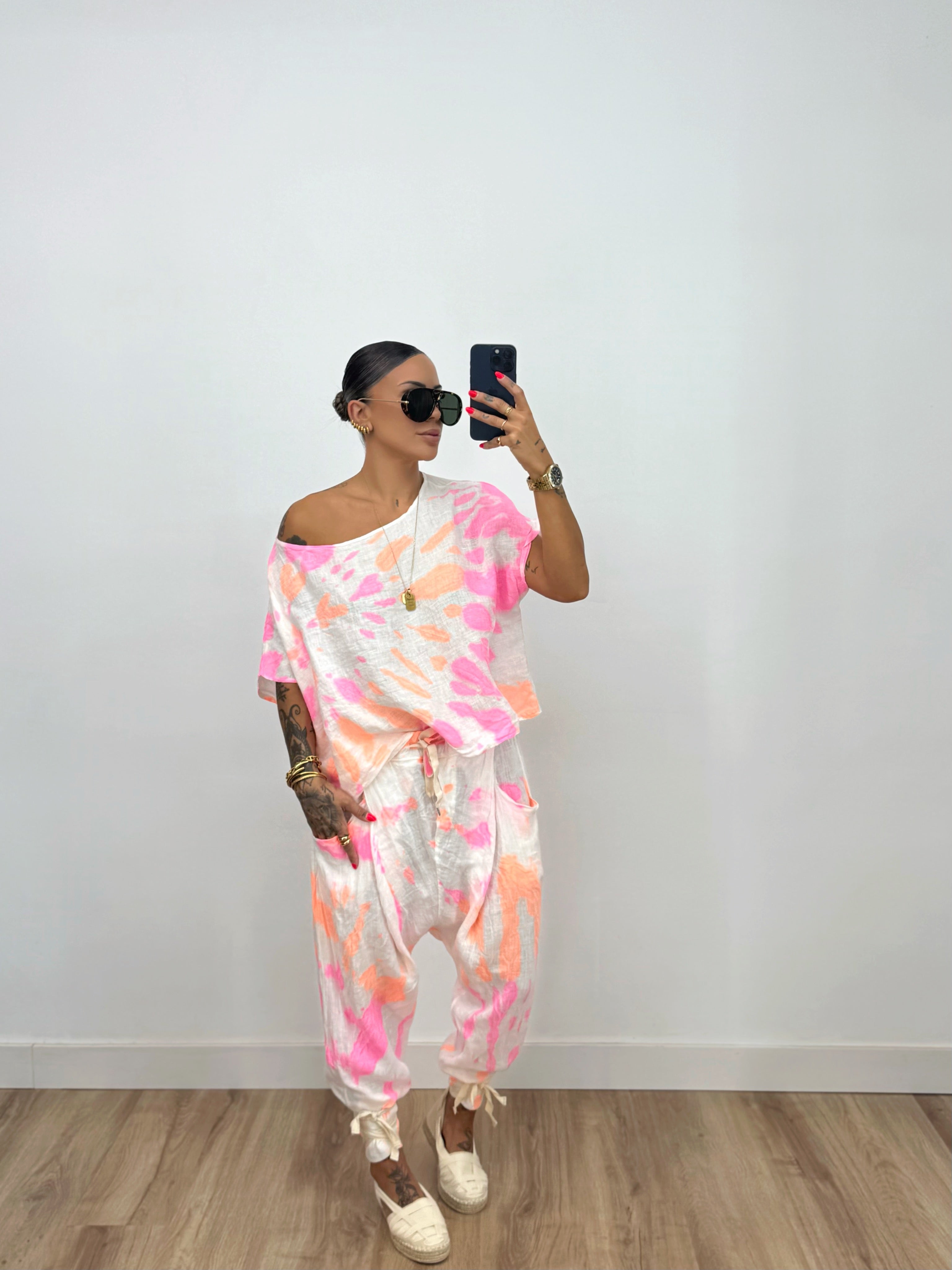 PANTALÓN BAGGY PURO LINO TIE DYE