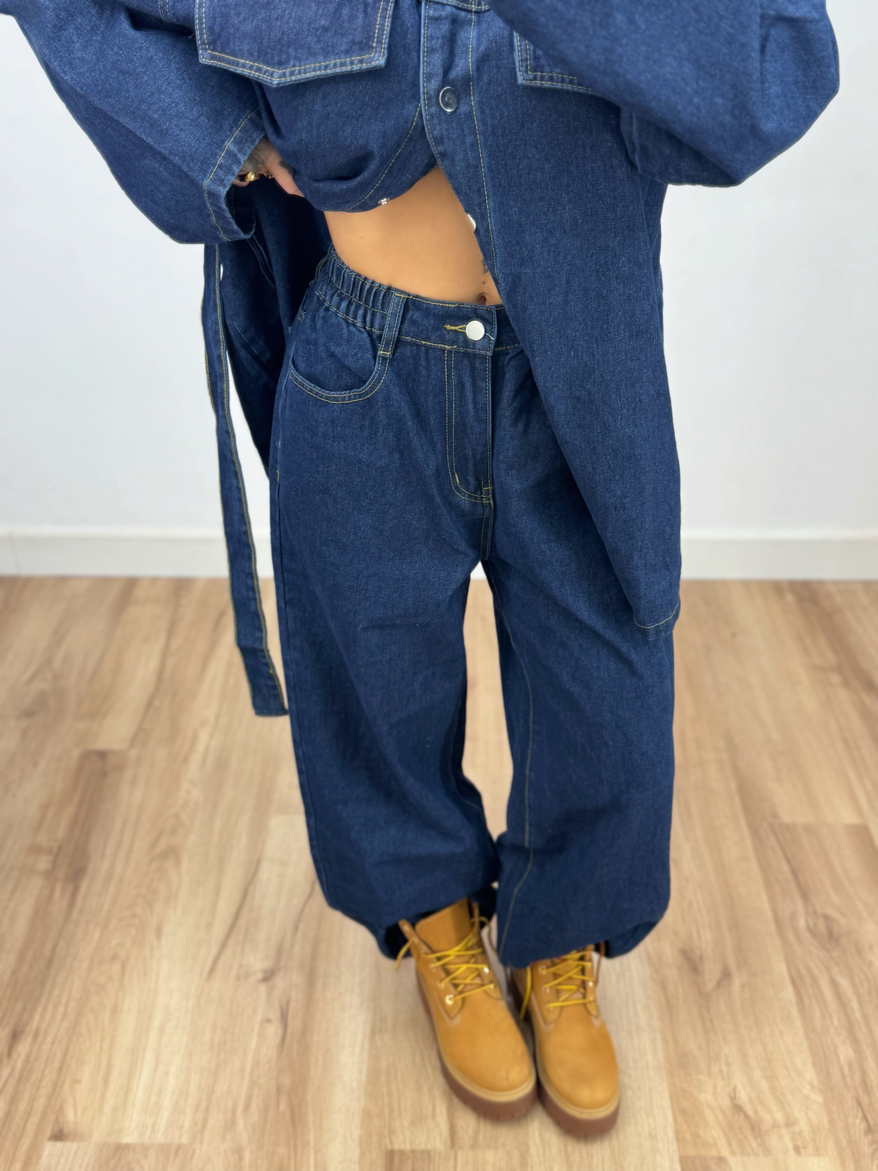 CONJUNTO OVERSIZE PREMIUM DENIM HARPER