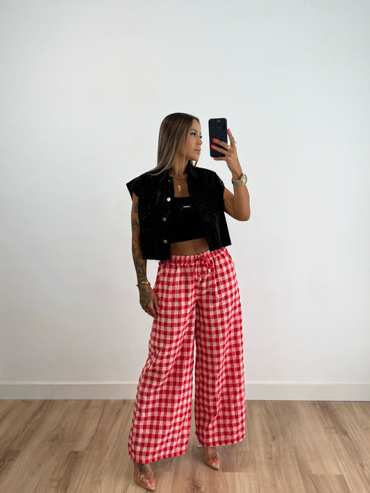 PANTALÓN VICHY RED