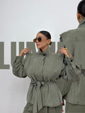 CHAQUETA LYOCELL LUMINA OLIVE
