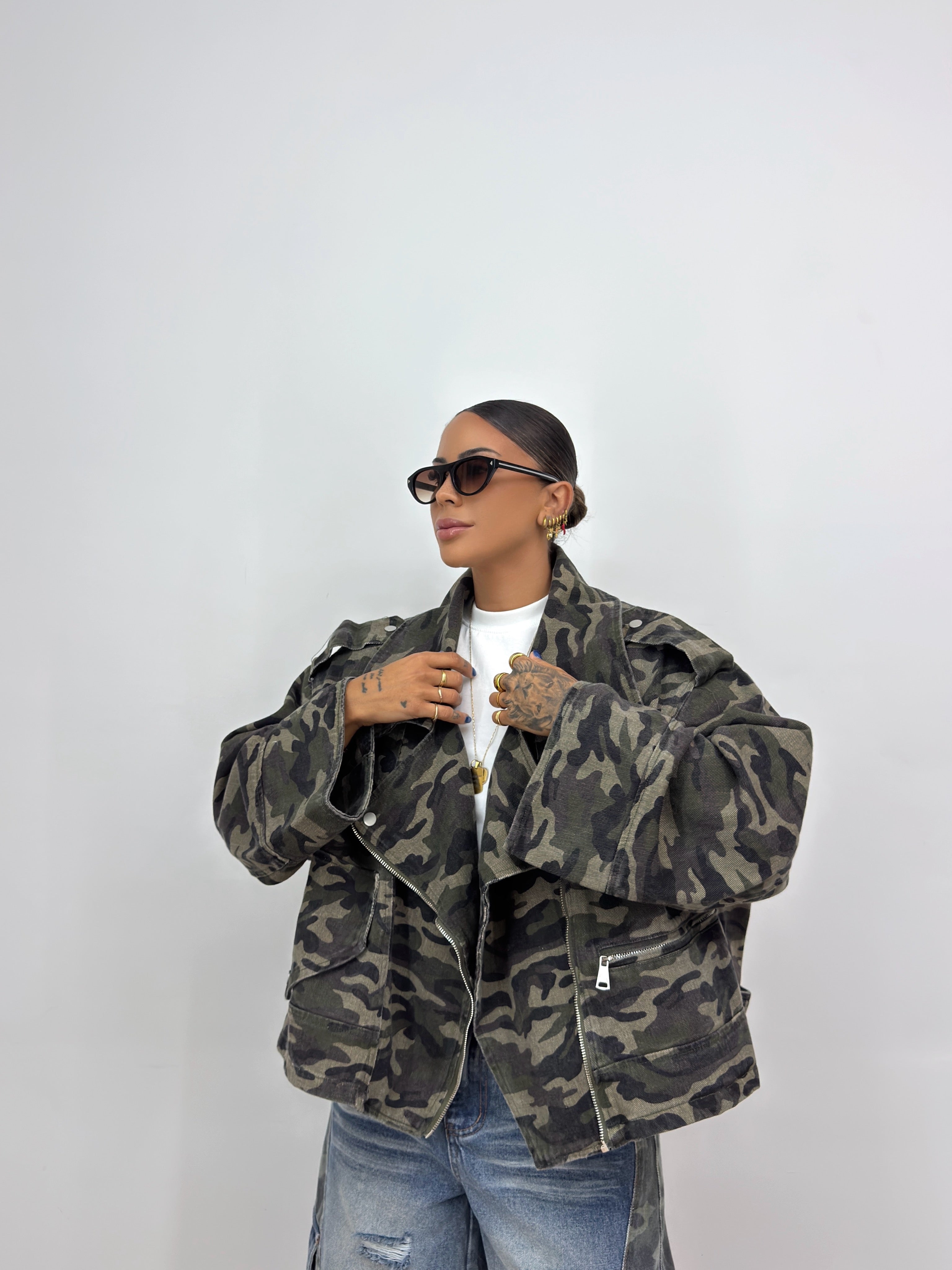 CHAQUETA OVER PREMIUM DENIM MONNET