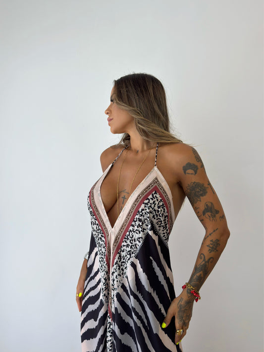 MAXI VESTIDO PREMIUM SAFARI