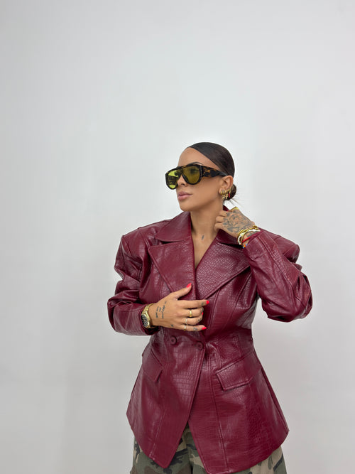 BLAZER PREMIUM ECO PIEL DROLE