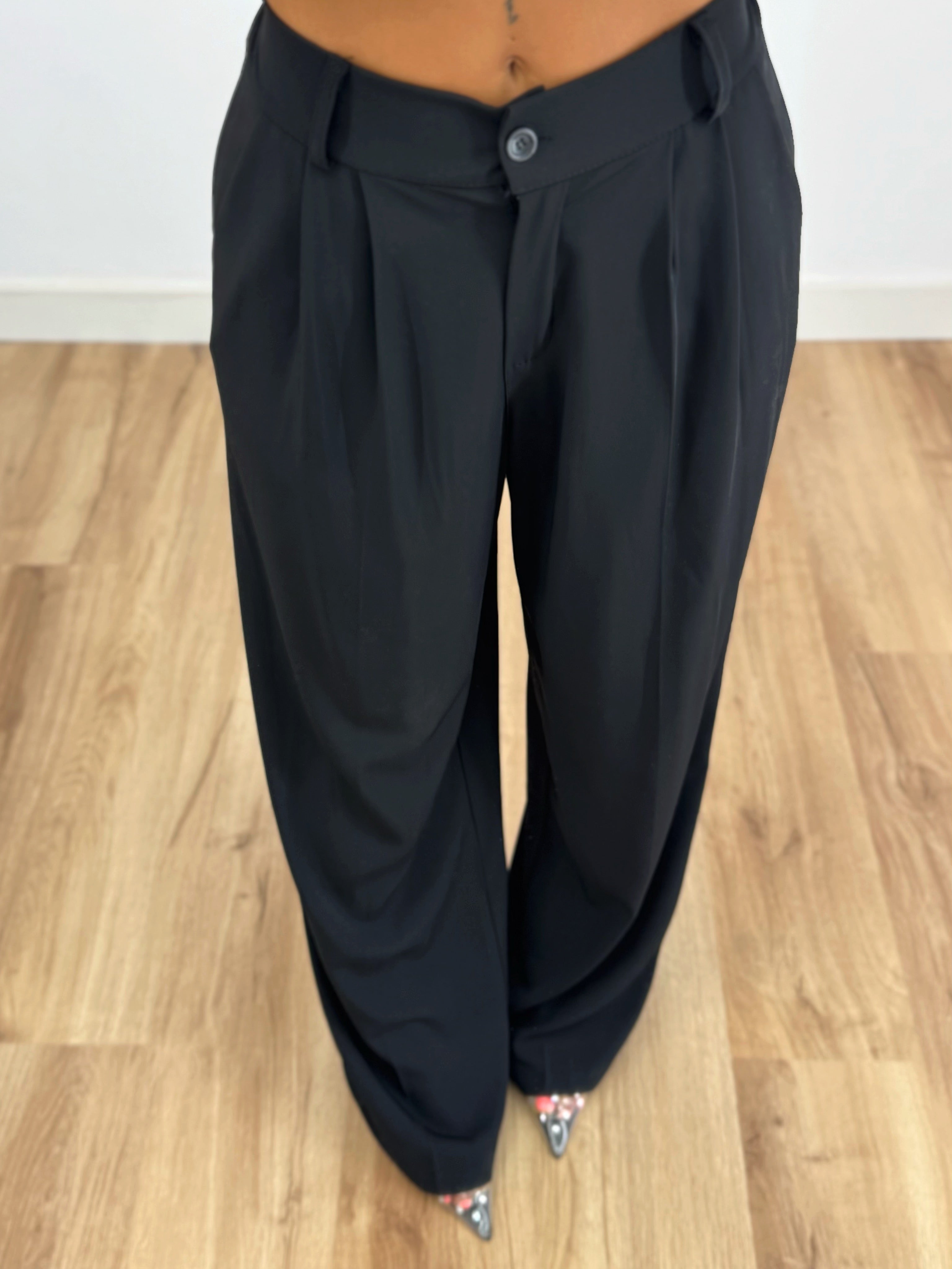 PANTALÓN TRAJE FLUIDO BLACK
