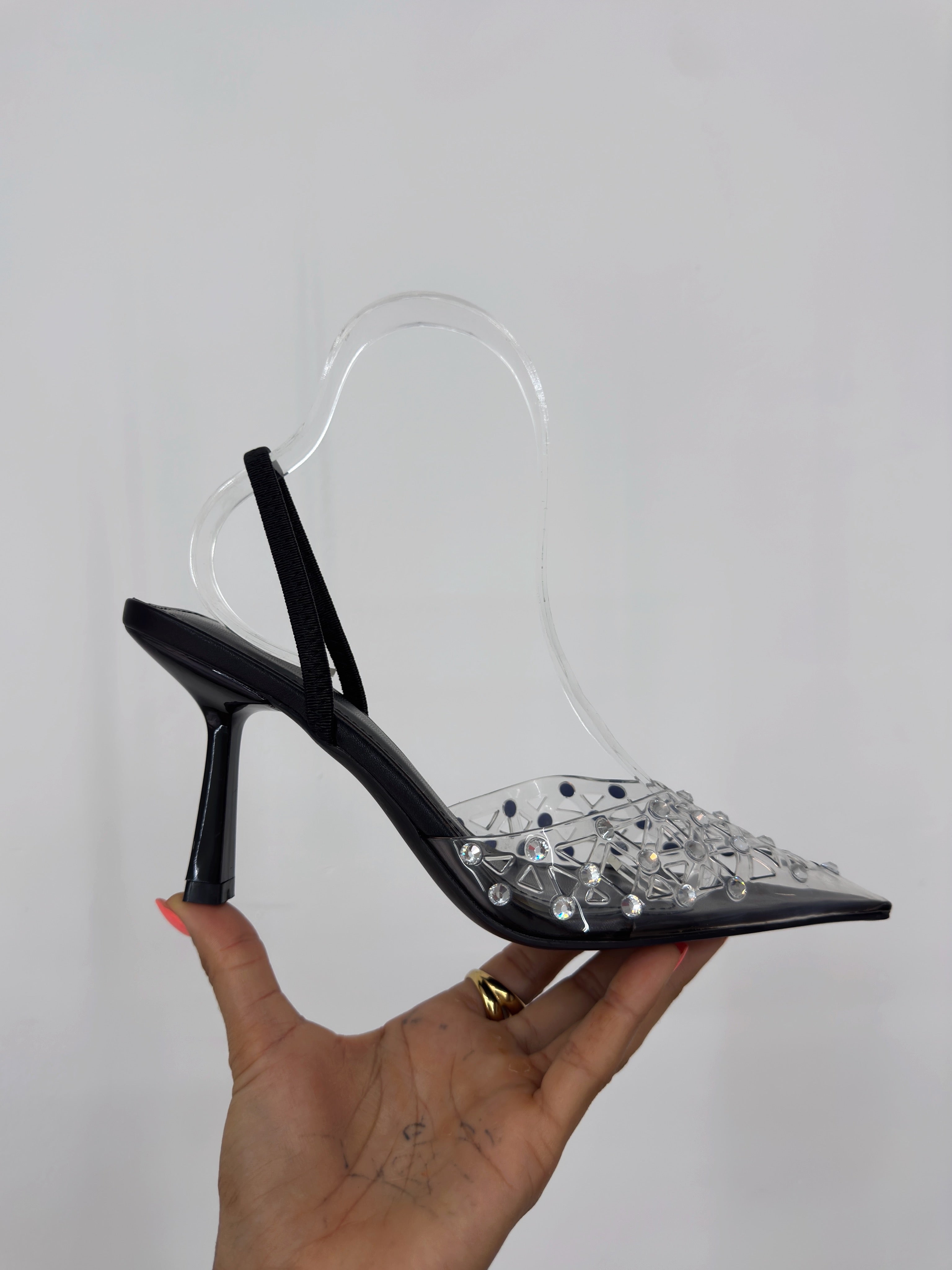 SANDALIAS TACÓN CLEAR