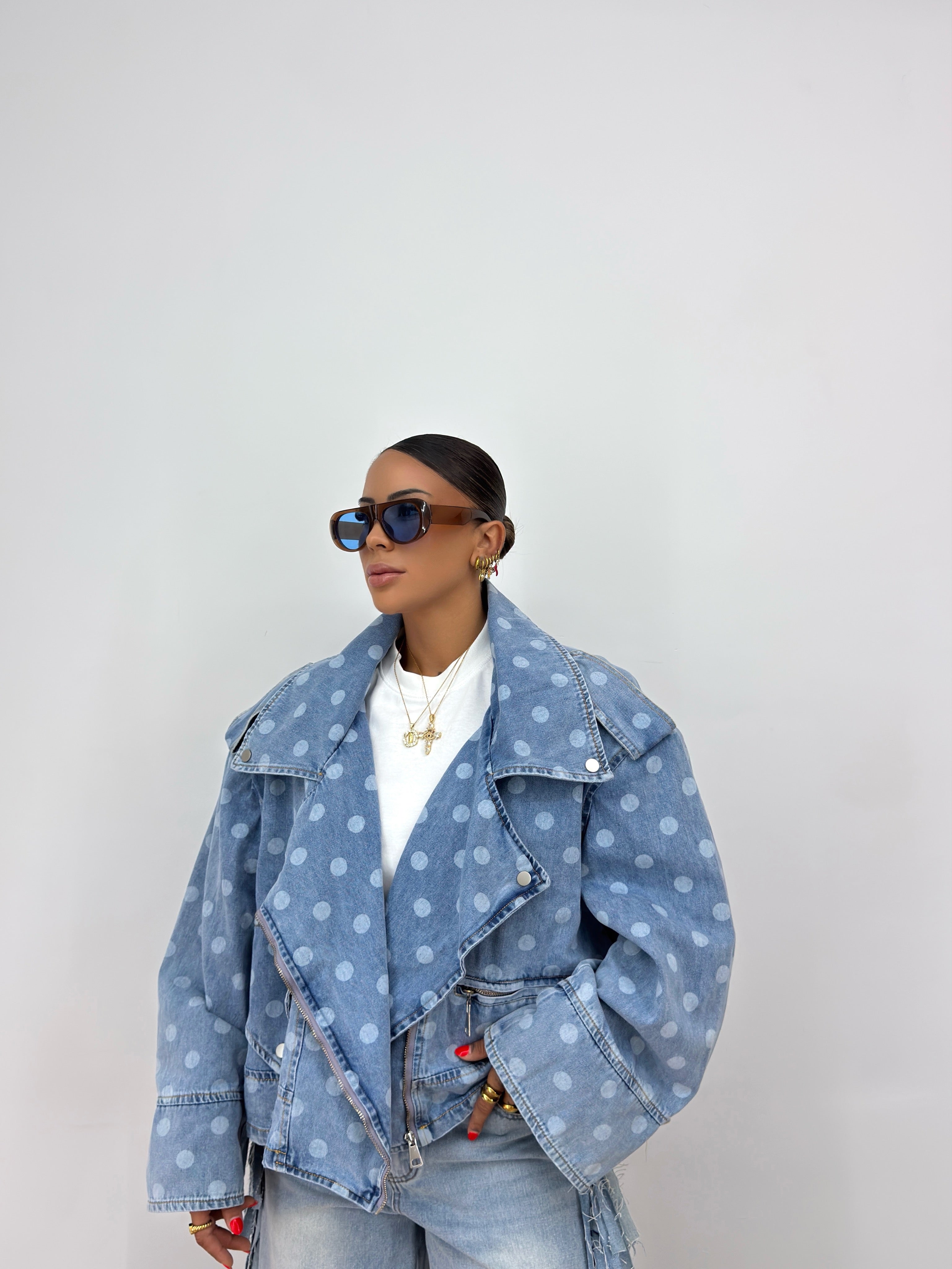 CHAQUETA OVER PREMIUM DENIM MONNET