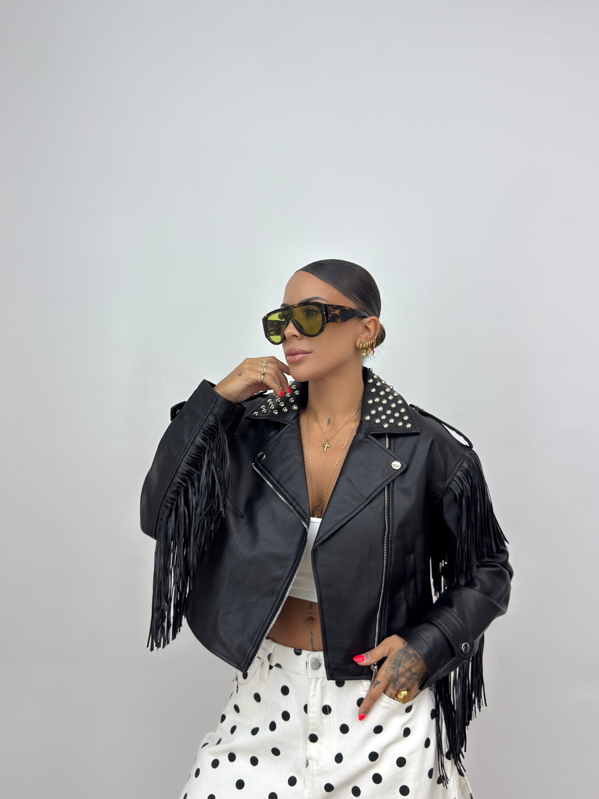 BIKER ECO PIEL FLEKKS