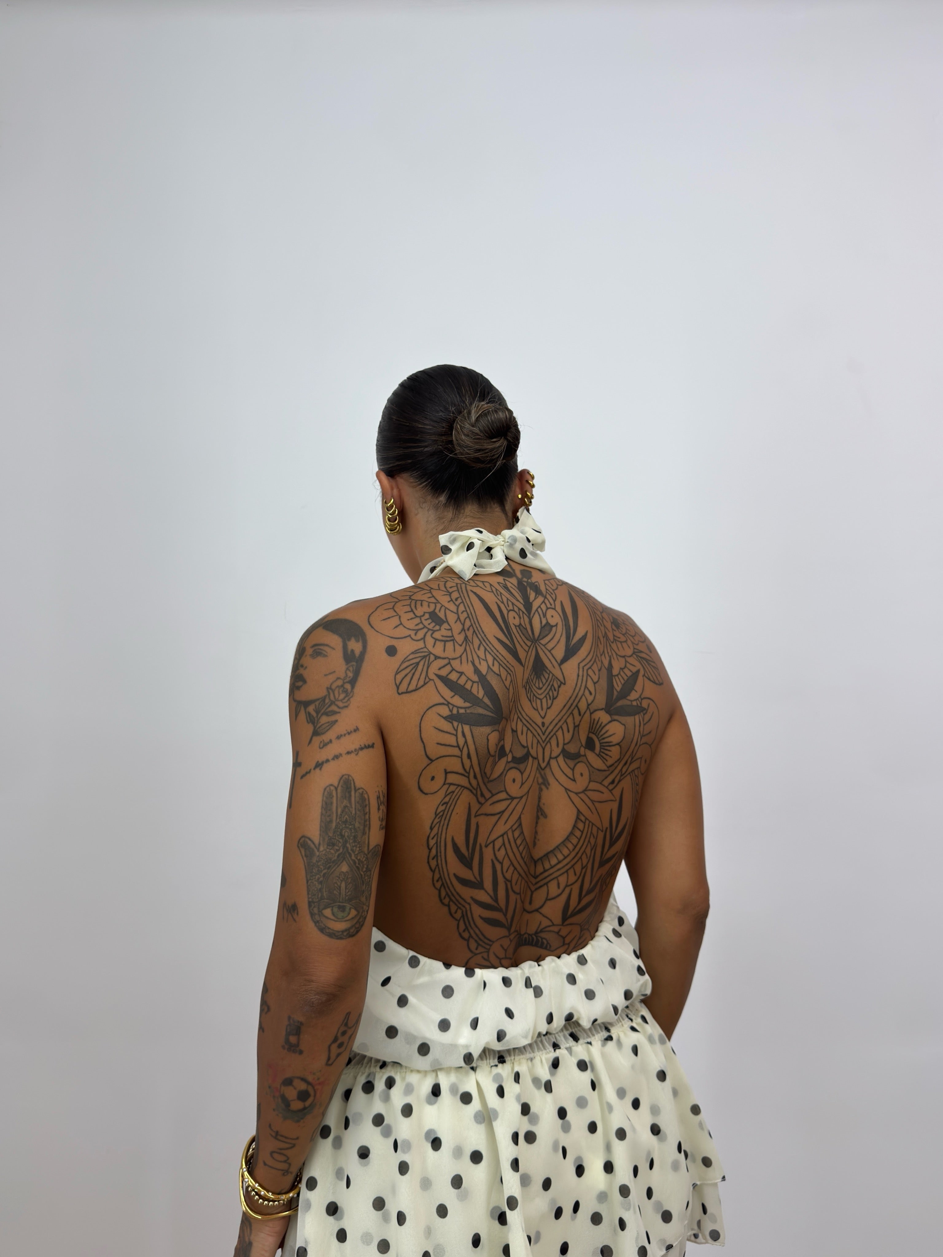 MONO | VESTIDO BLANK POLKA