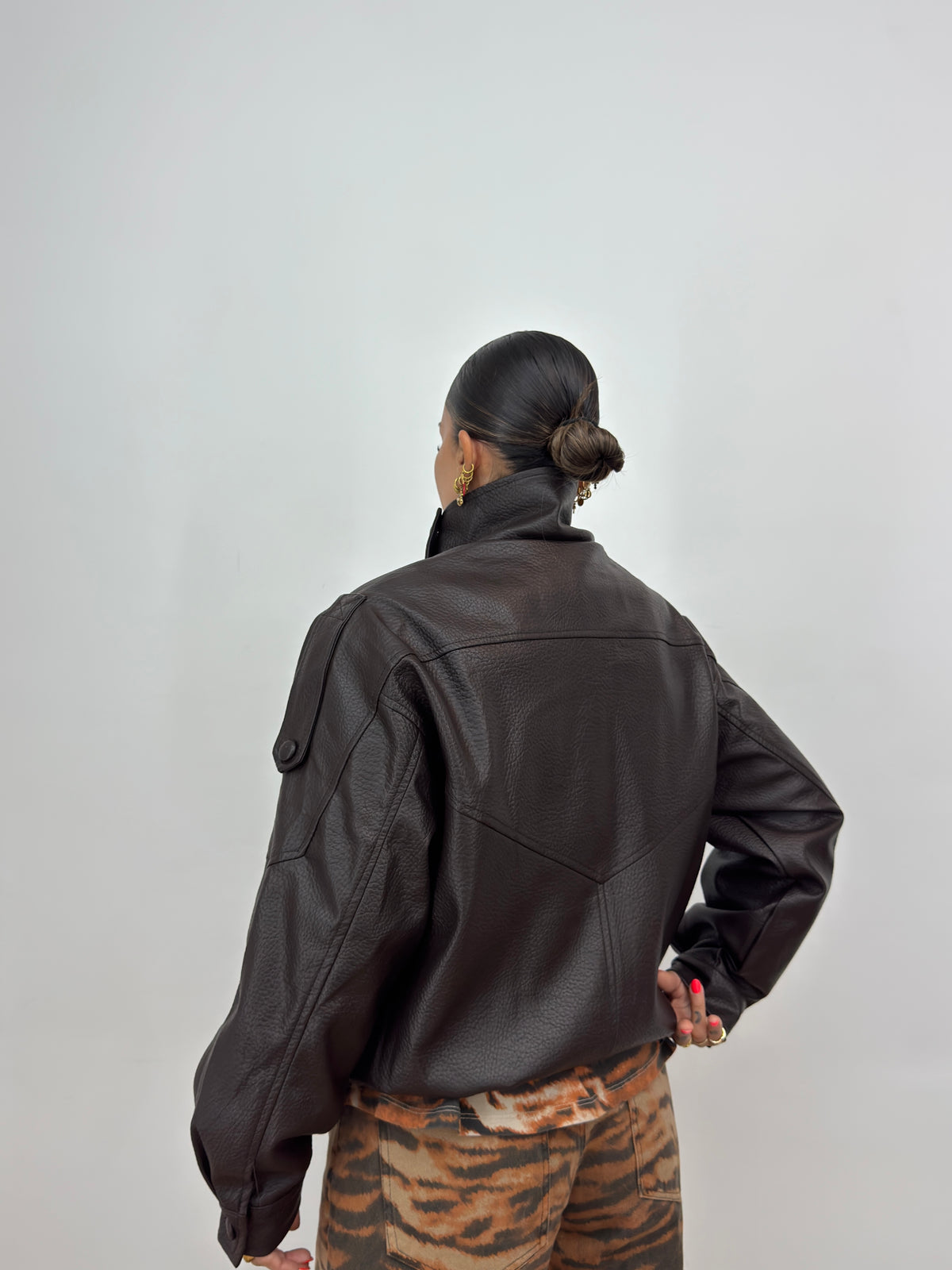 BIKER PREMIUM ECO PIEL JAYDEN CHOCO