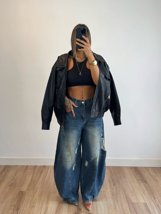 JEANS PREMIUM BALLOON BROKEN