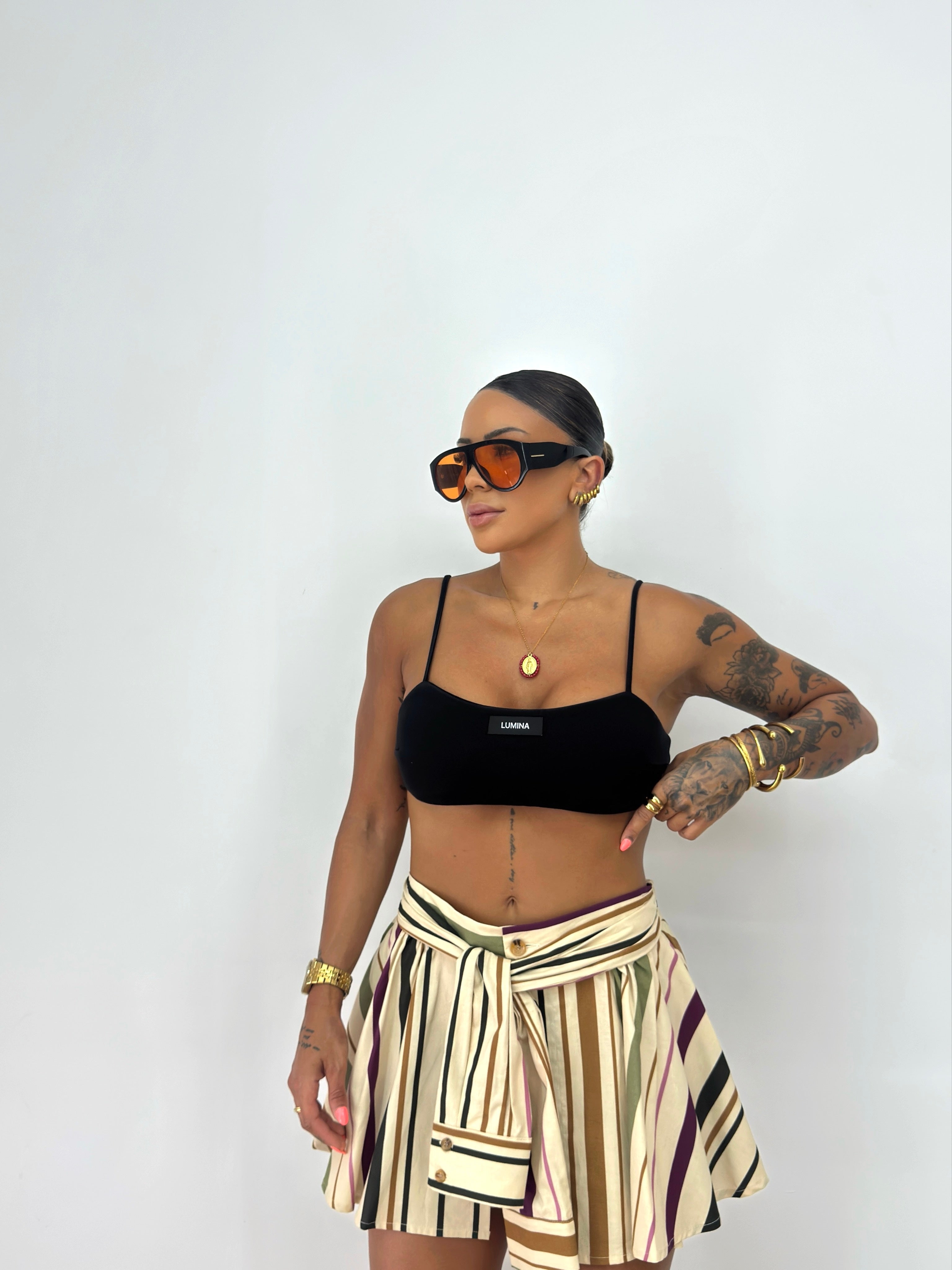 SHORT LUMINA CAMI