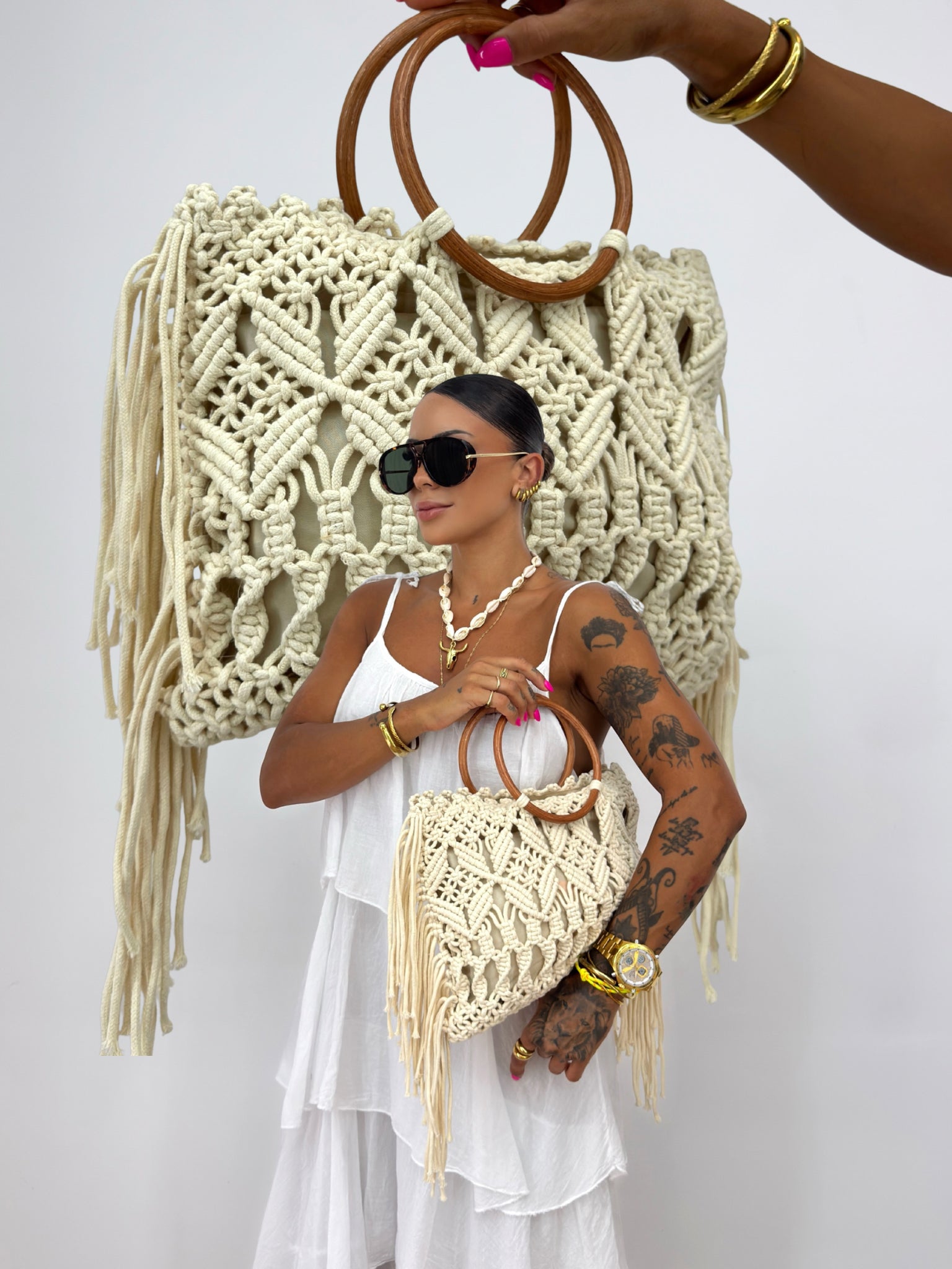 BOLSO MACRAMÉ FLEKKS
