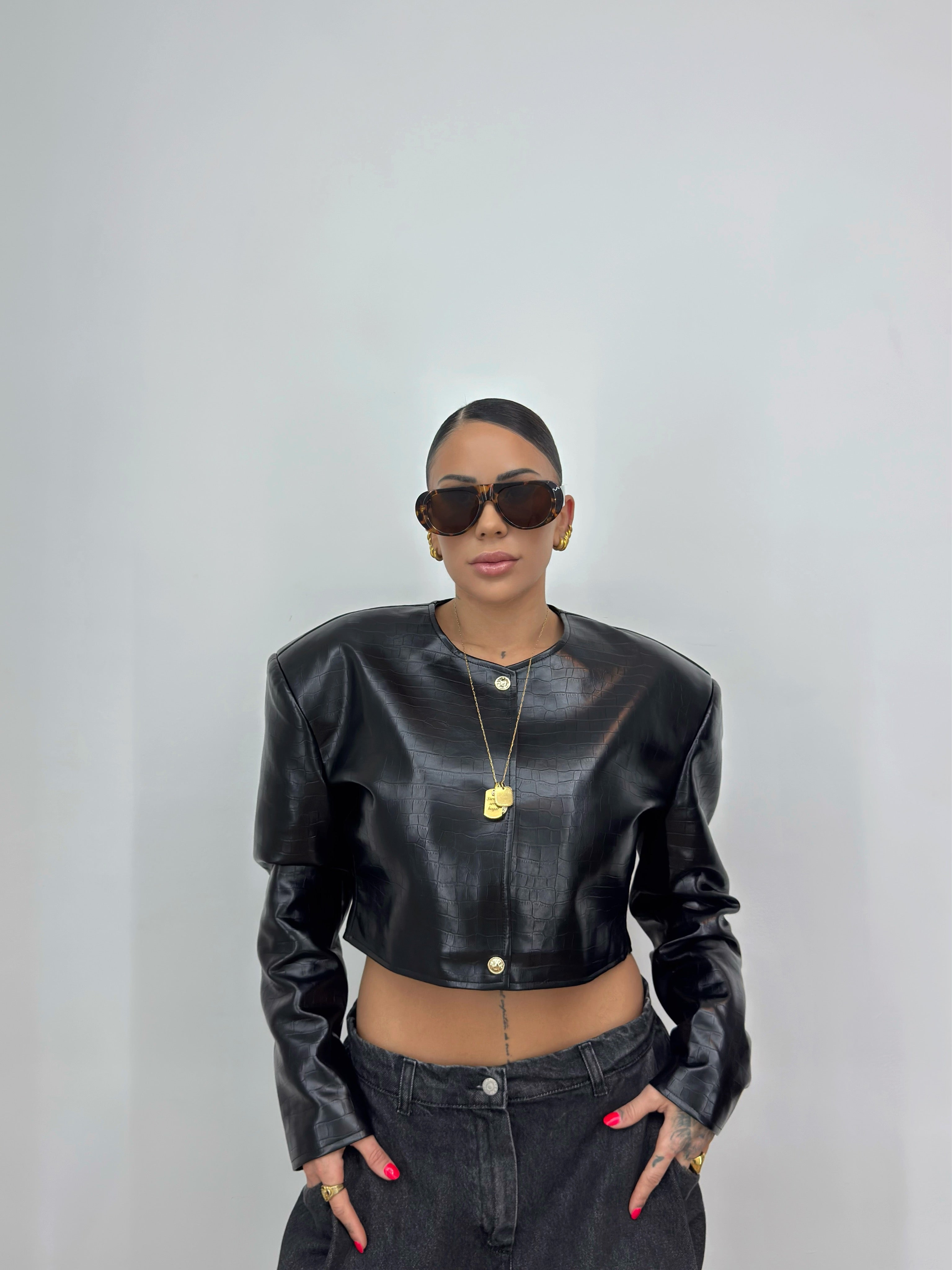 CHAQUETA CROPPED PREMIUM BLAKE