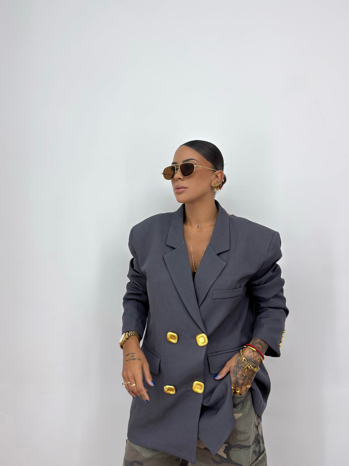 BLAZER OVER PREMIUM BUCKLE
