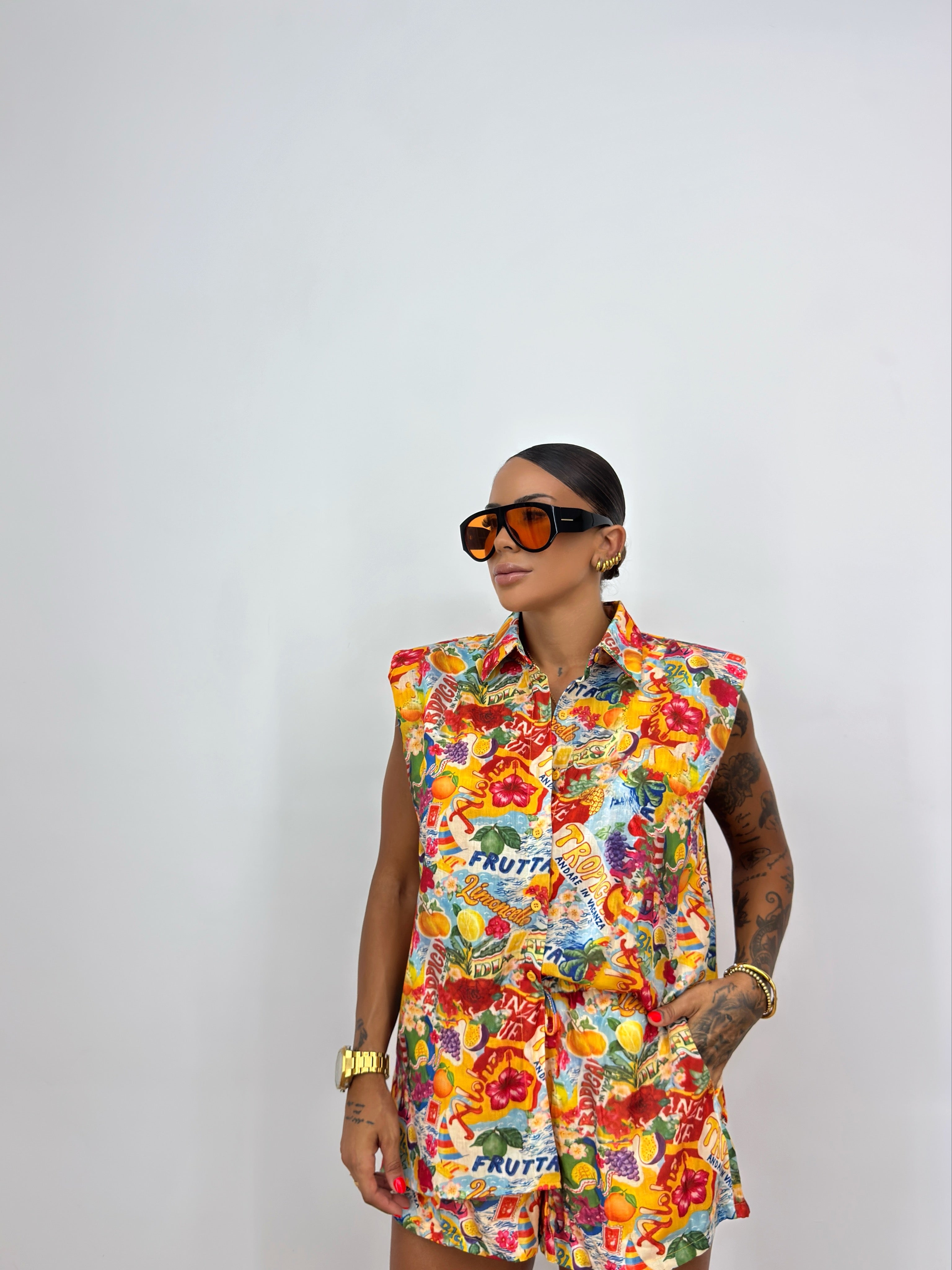 CONJUNTO PREMIUM PURO LINO TROPICAL