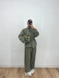 PANTALÓN LYOCELL LUMINA OLIVE