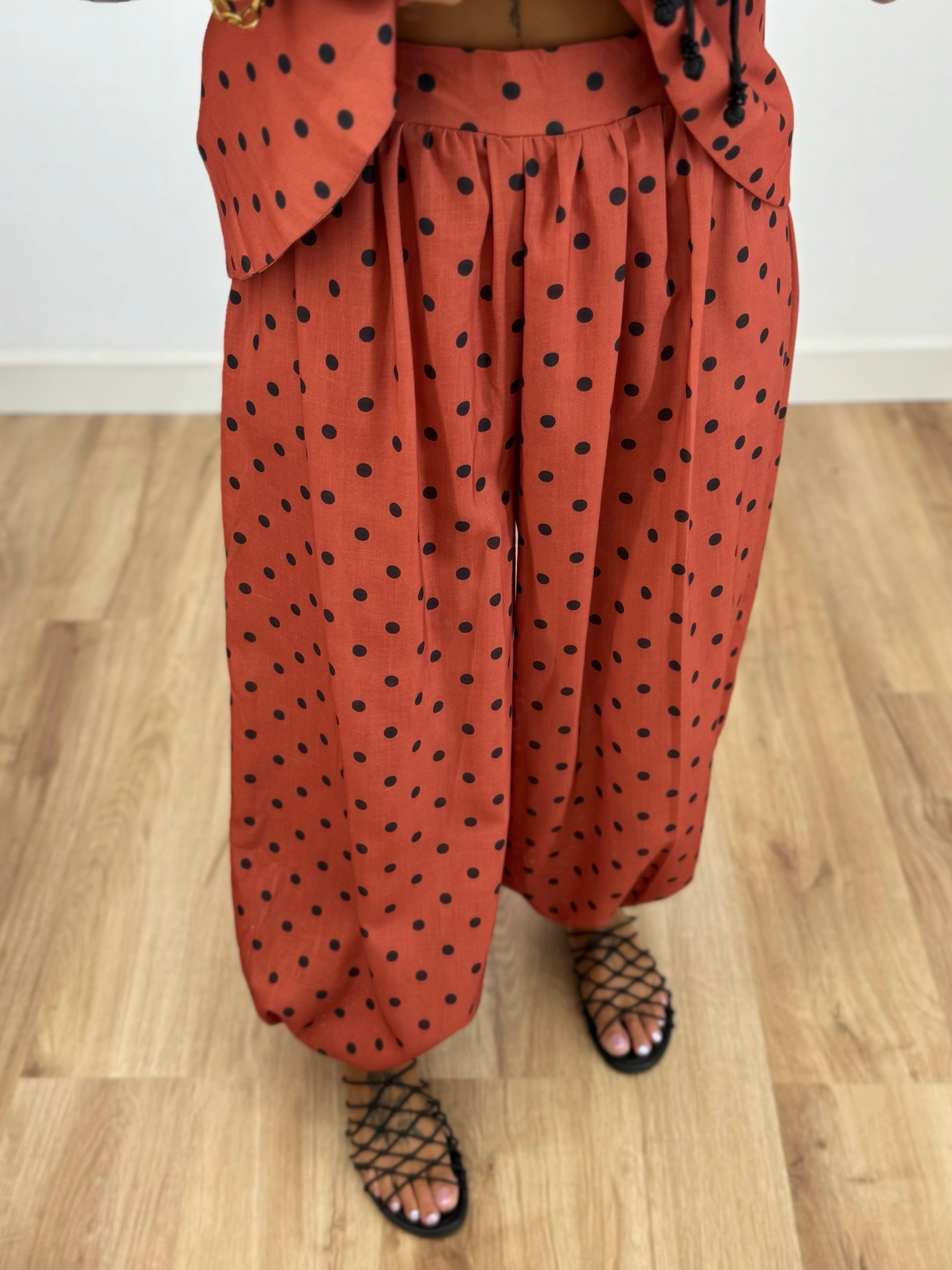 PANTALÓN PREMIUM LINO POLKA
