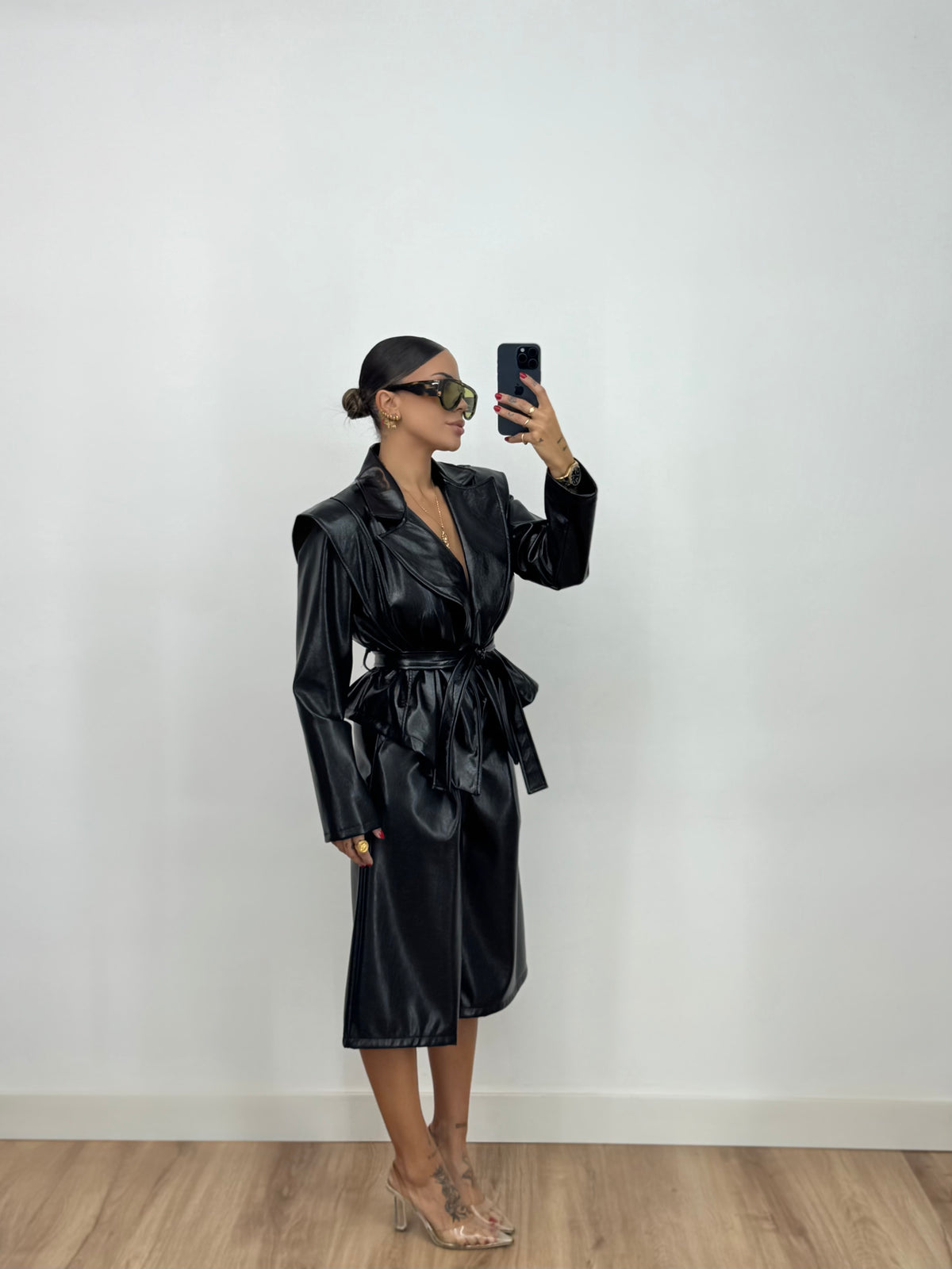 BERMUDA ECO PIEL BLACK