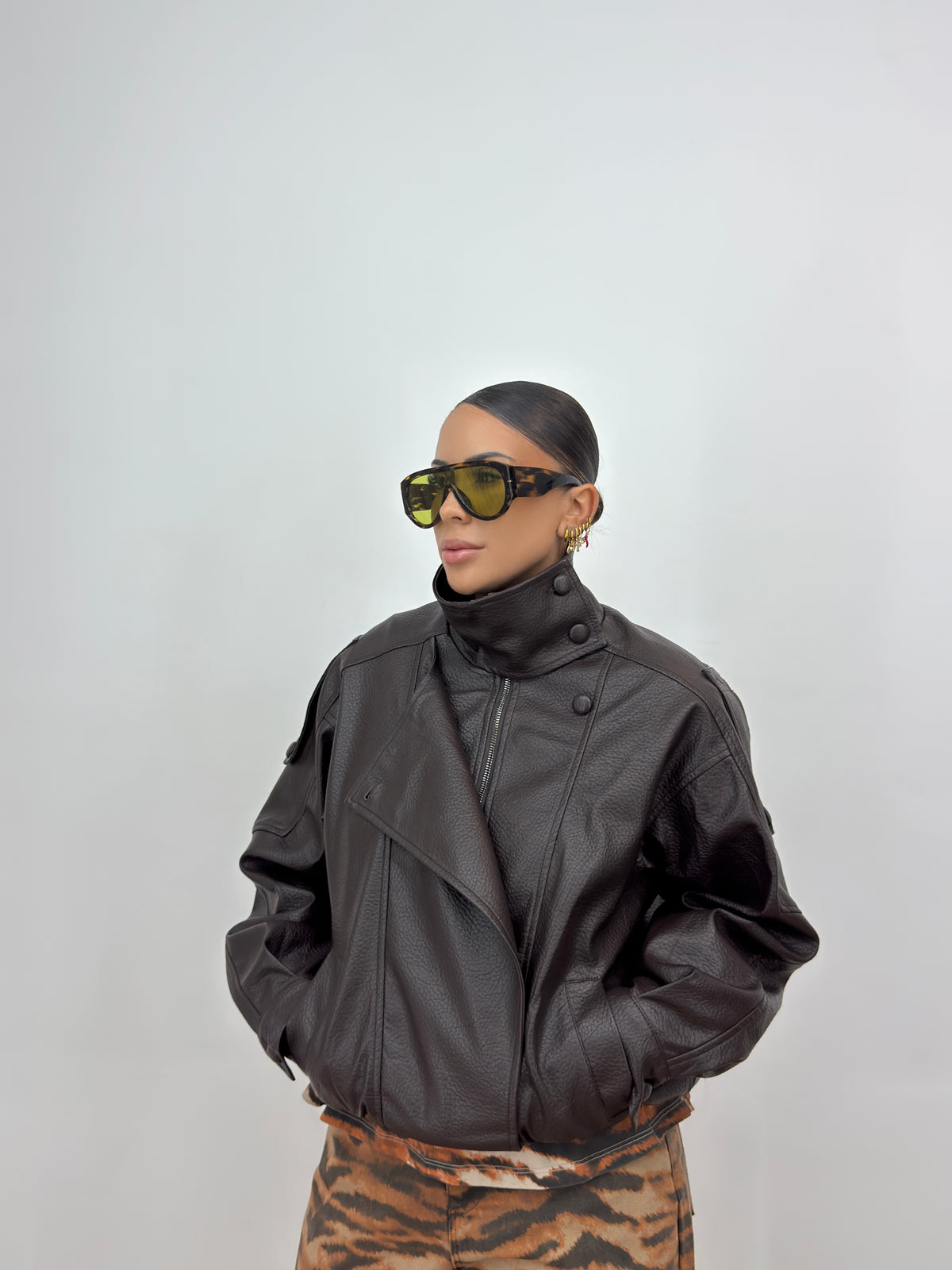 BIKER PREMIUM ECO PIEL JAYDEN CHOCO