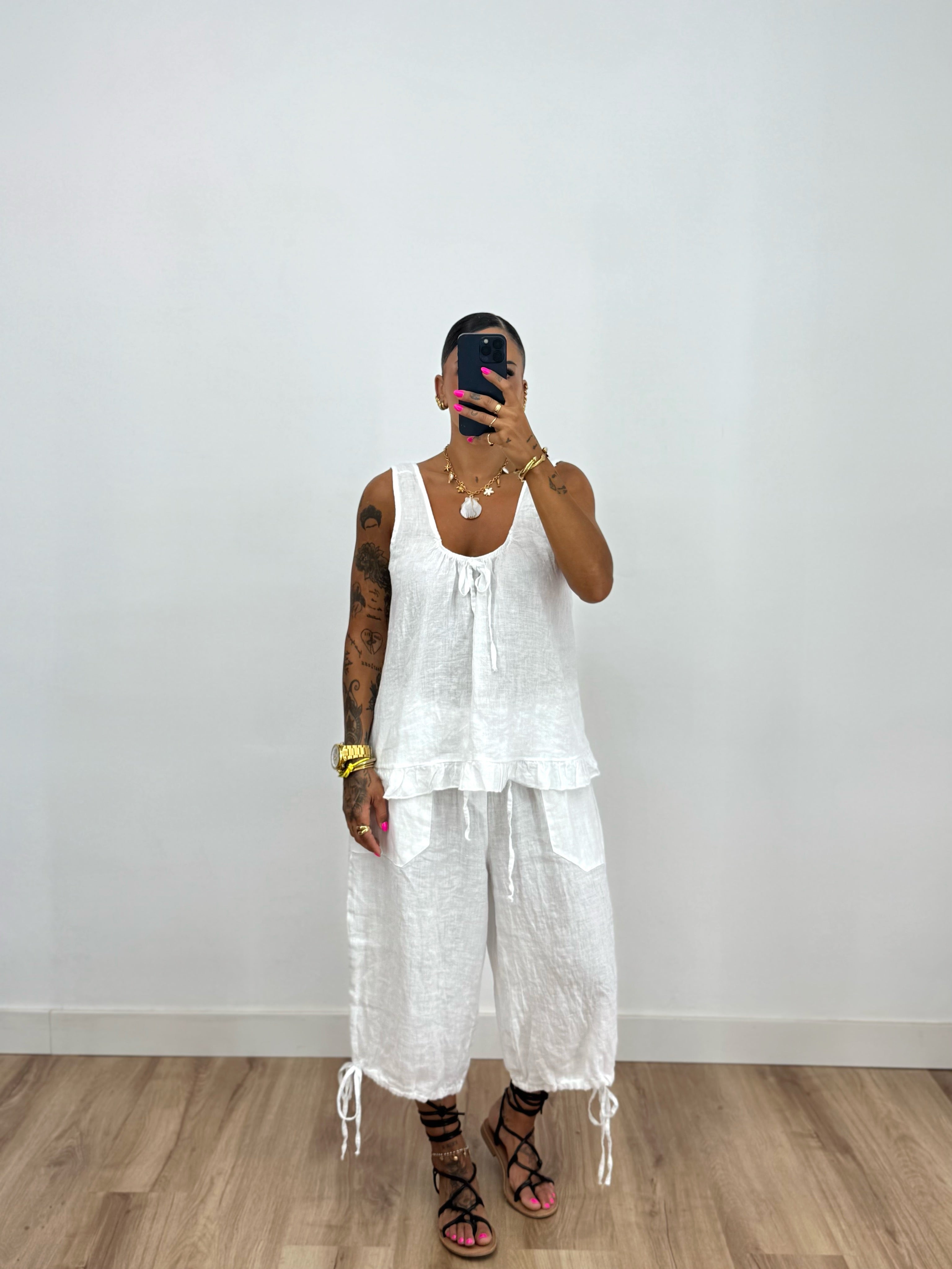 BLUSA PREMIUM PURO LINO HANNAH