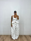 JEANS PREMIUM DENIM POLKA DOTS