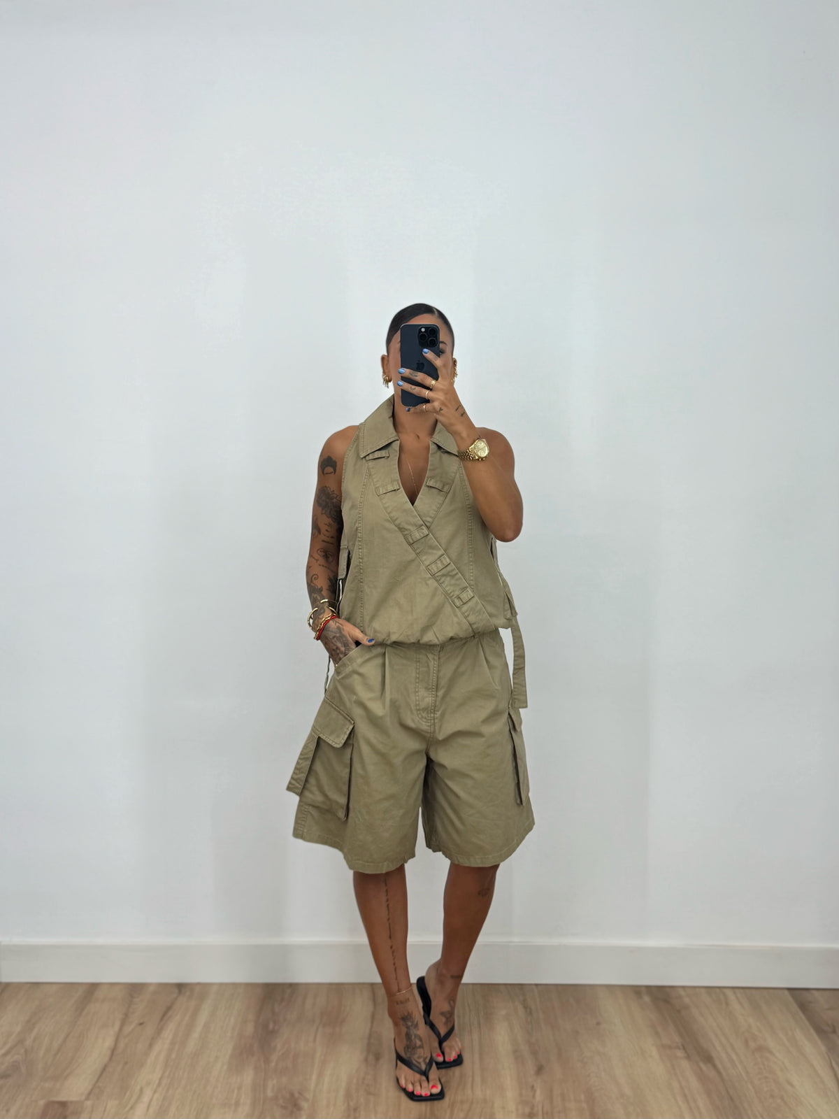 BERMUDA PREMIUM ARMY TAUPE