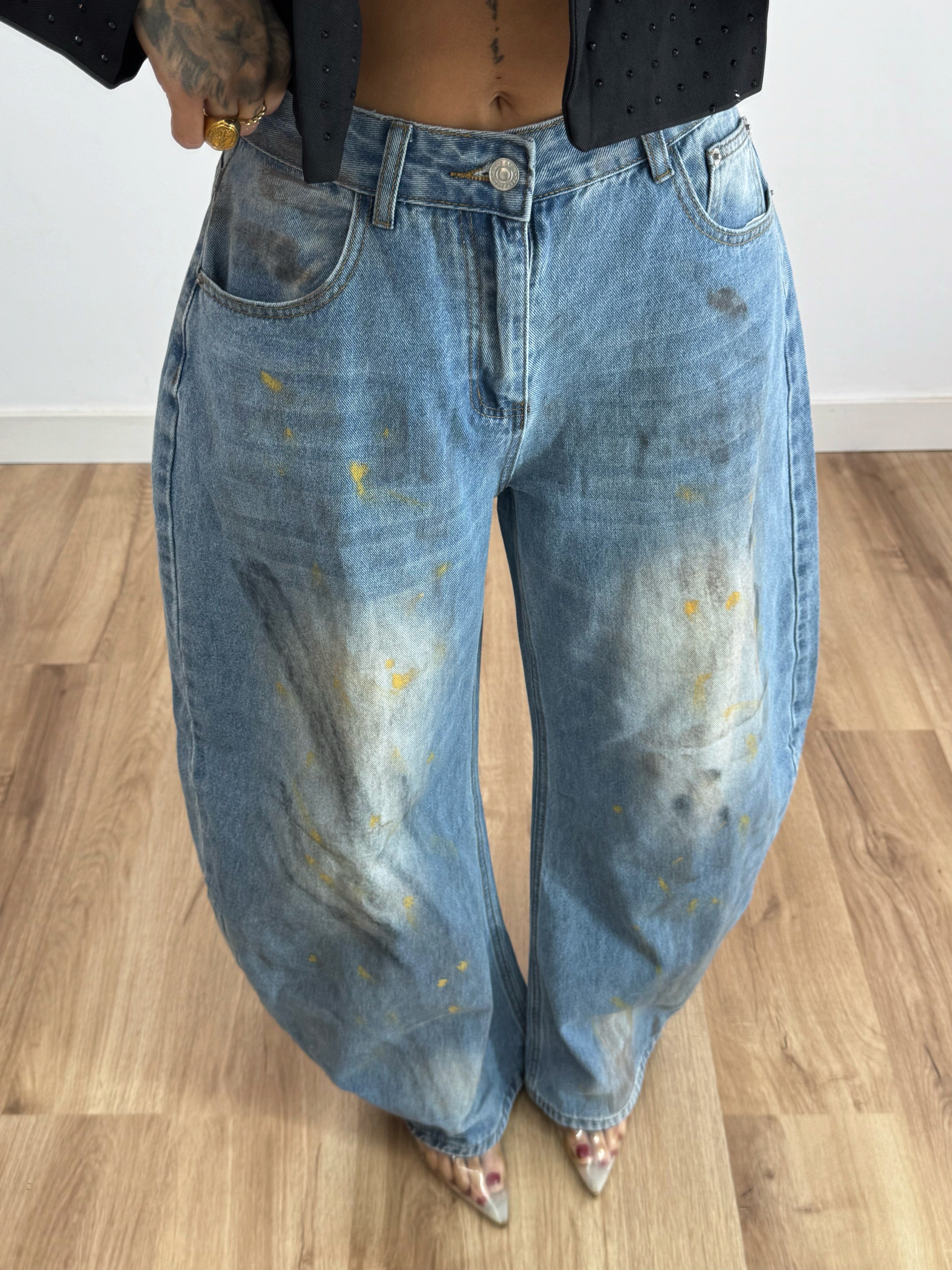 JEANS PREMIUM BALLOON PAINT