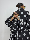 CONJUNTO TECHNICAL POLKA BLACK