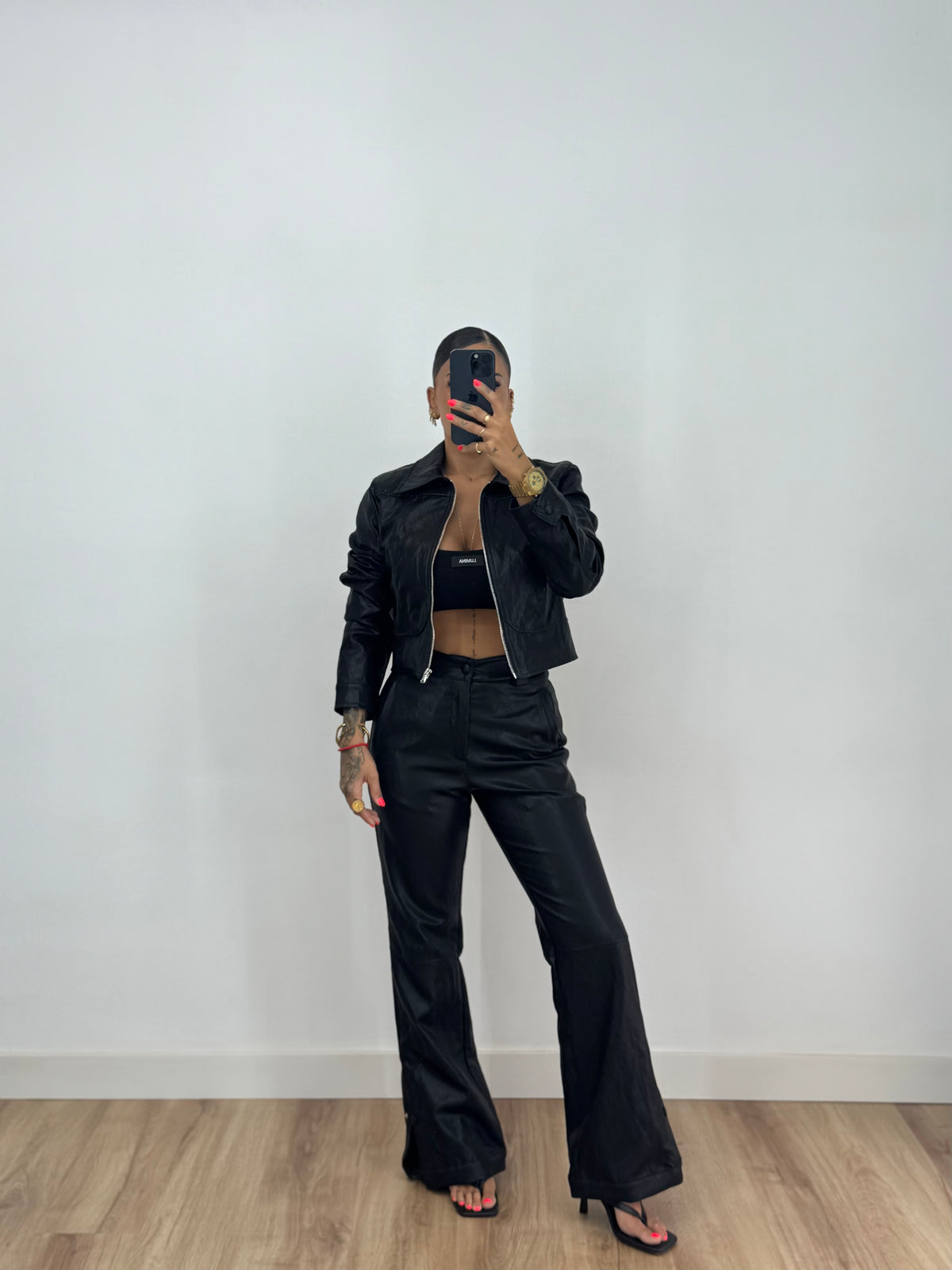PANTALÓN ECO PIEL LUMINA