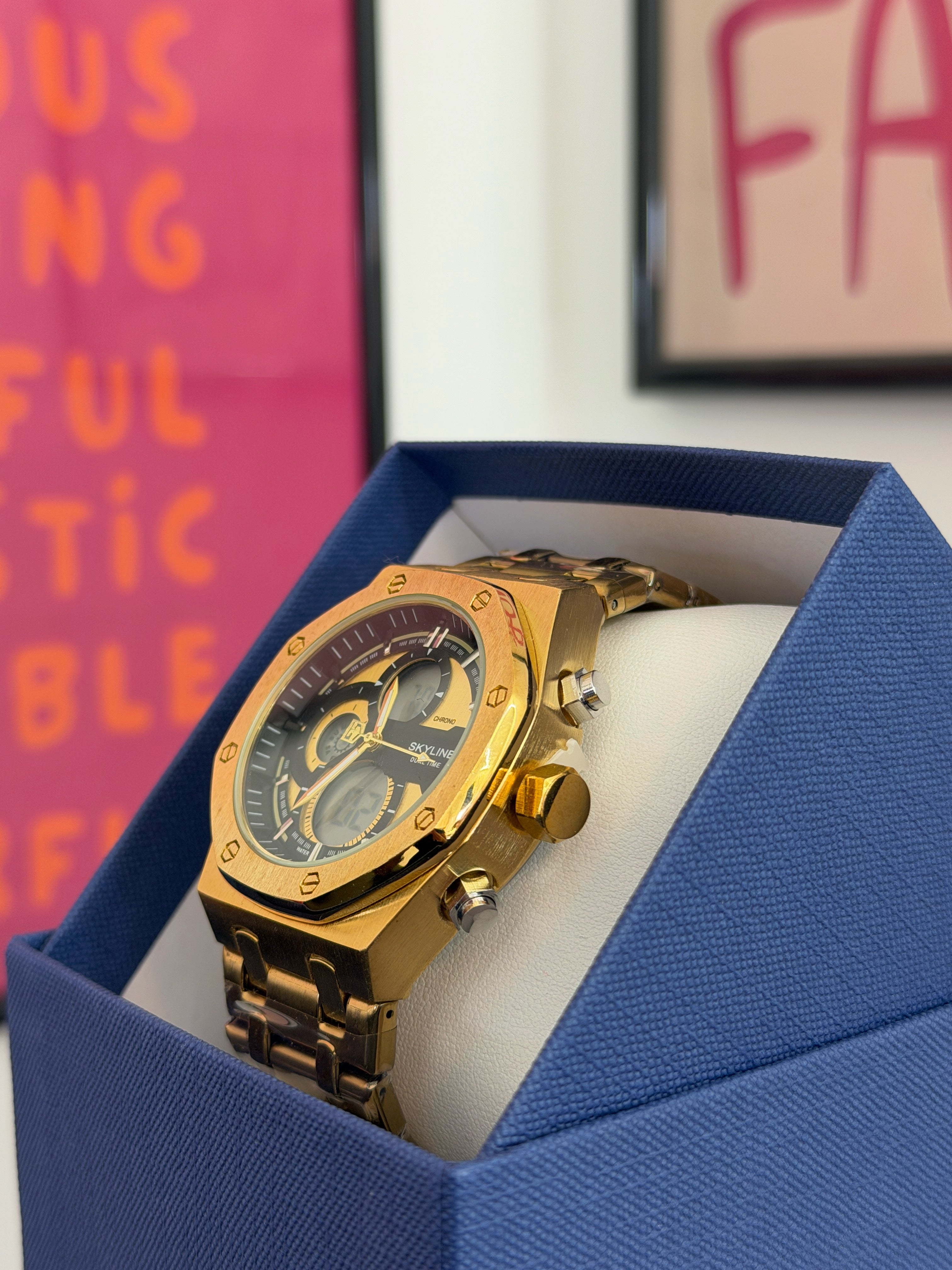 RELOJ UNISEX SKYLINE | BLACK