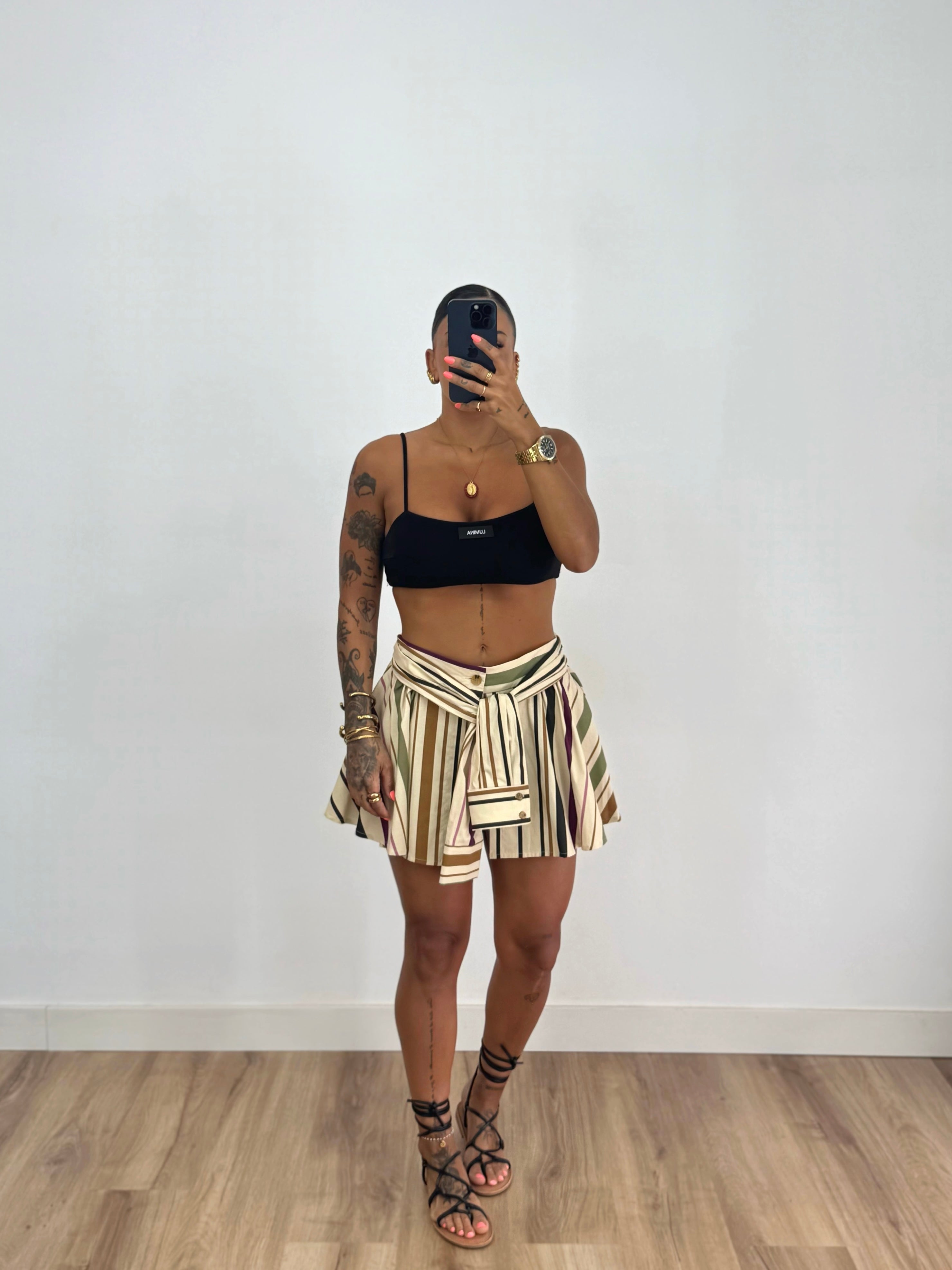 SHORT LUMINA CAMI