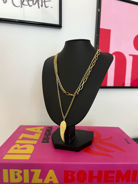 COLLAR DOUBLE WING