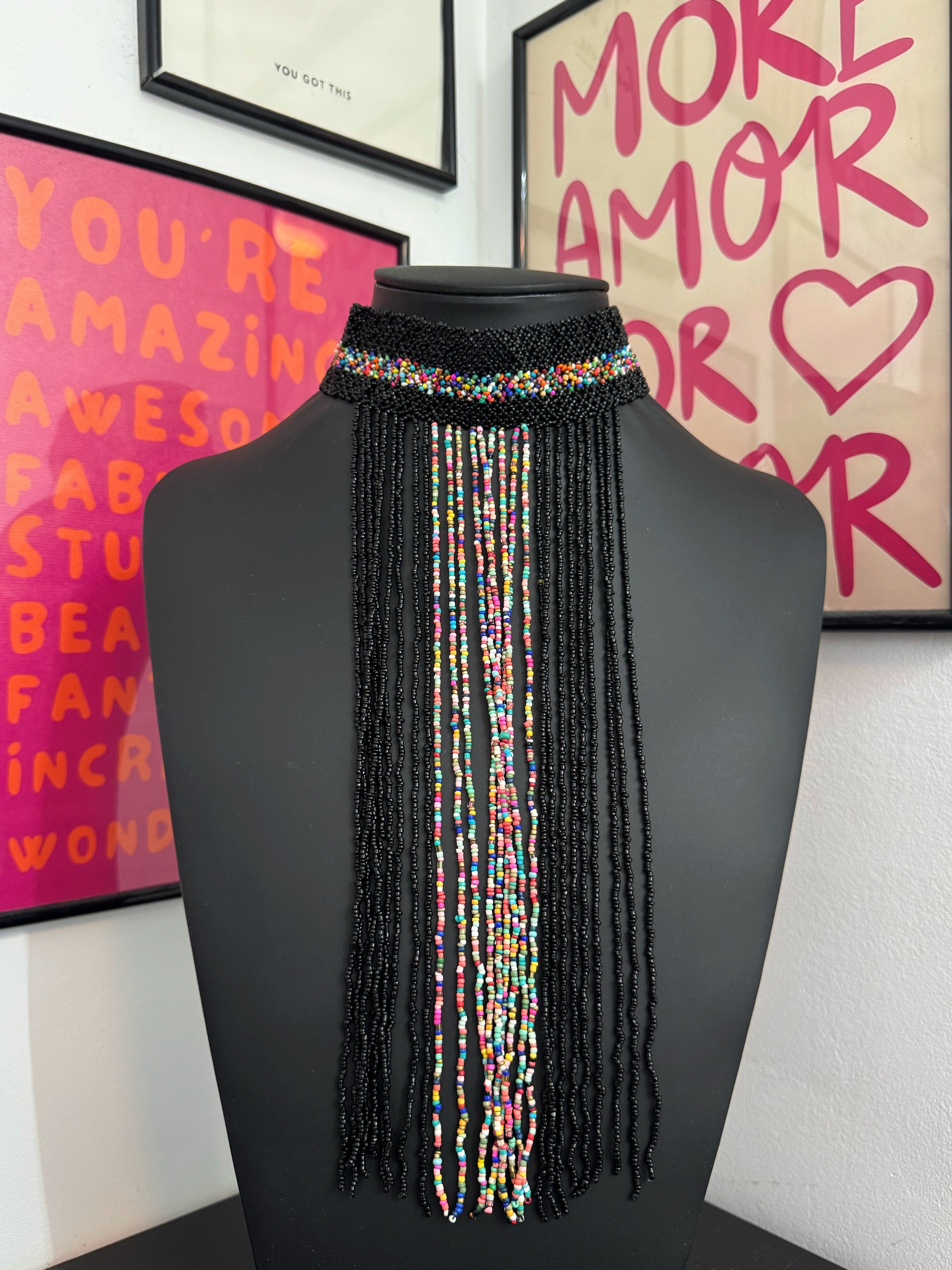 COLLAR EXTRA LONG BLACK MAMBA