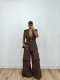 PANTALÓN LUMINA CO-LINO CHOCO