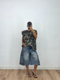 BERMUDA COMBI PREMIUM CAMO|DENIM