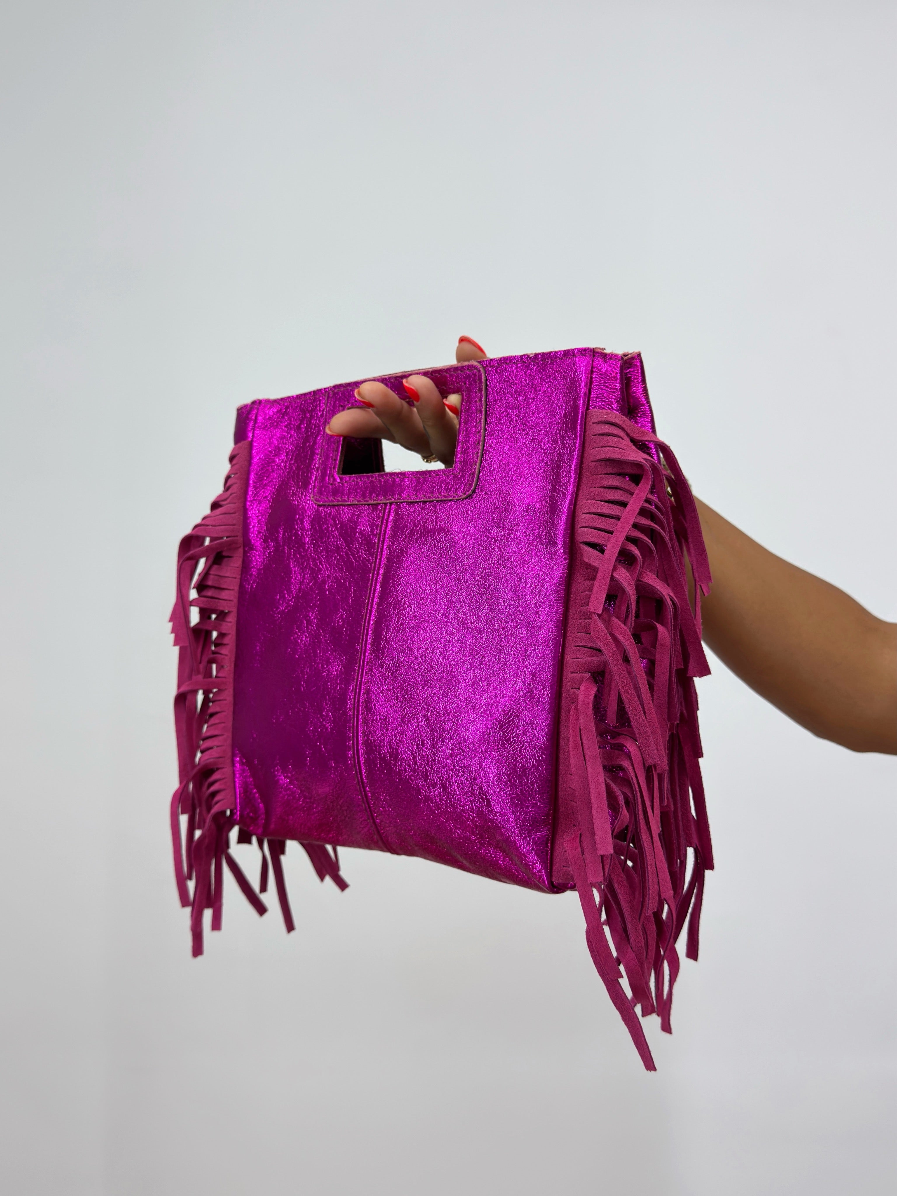 BOLSO PIEL SHYNNY FUCSIA