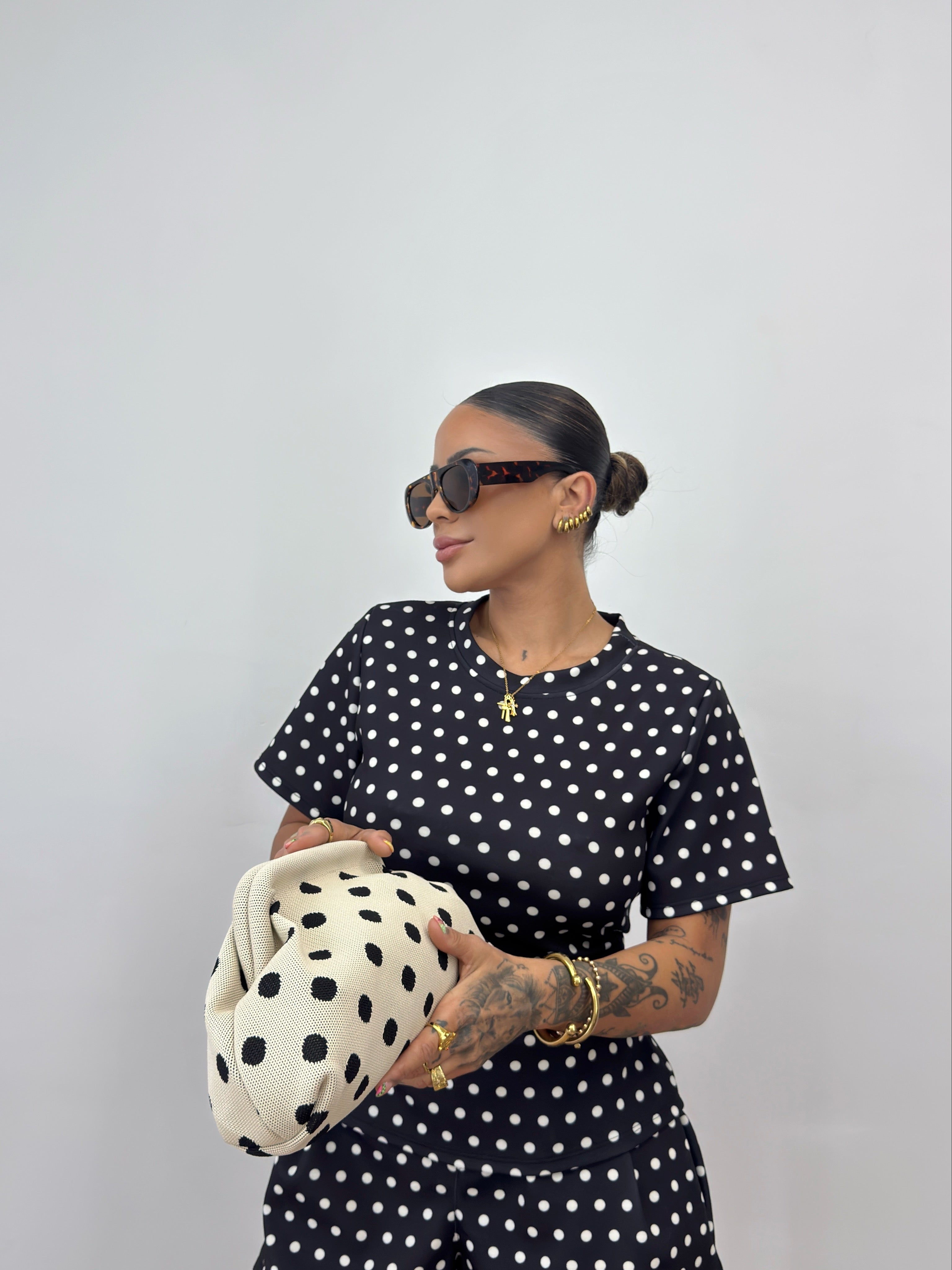CLUTCH POLKA DOTS