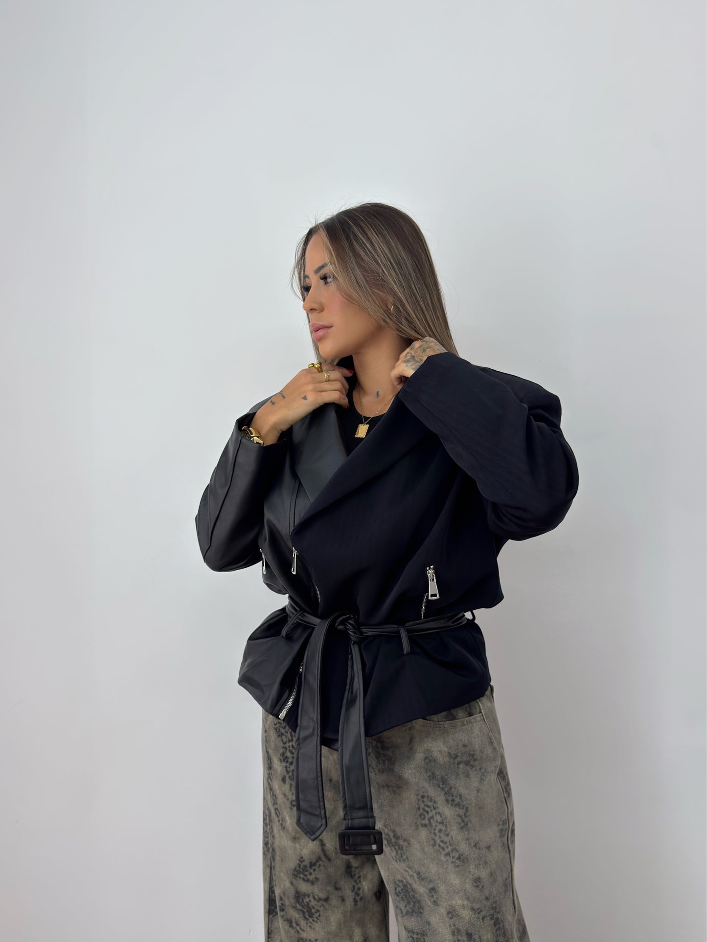 BIKER PREMIUM COMBI BLAZER