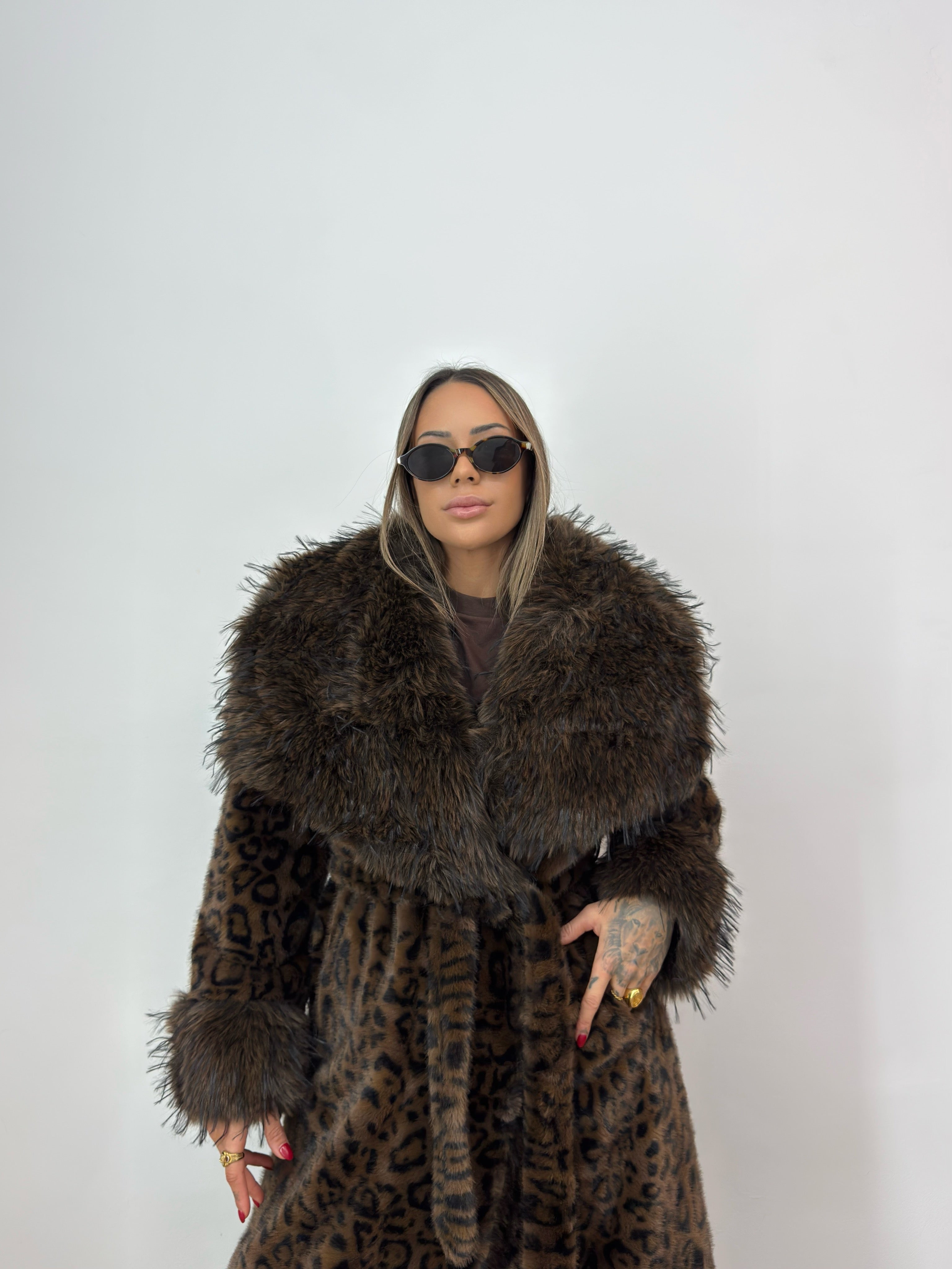 MAXI ABRIGO PREMIUM LEOPARD