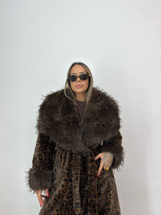 MAXI ABRIGO PREMIUM LEOPARD