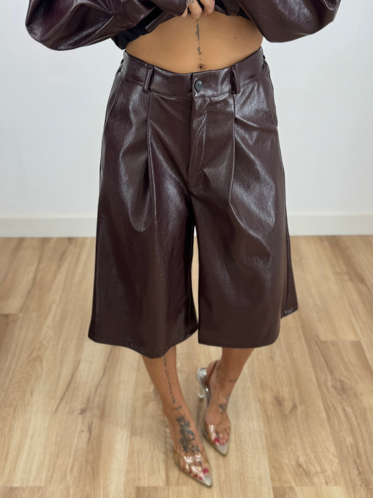 BERMUDA ECO PIEL CHERRY