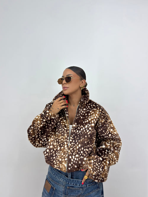 BOMBER ECO PIEL LUMINA