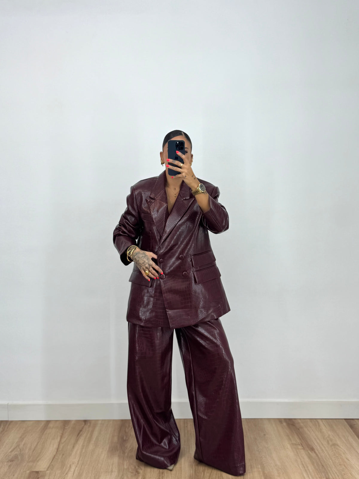 BLAZER OVER CROCO LUMINA