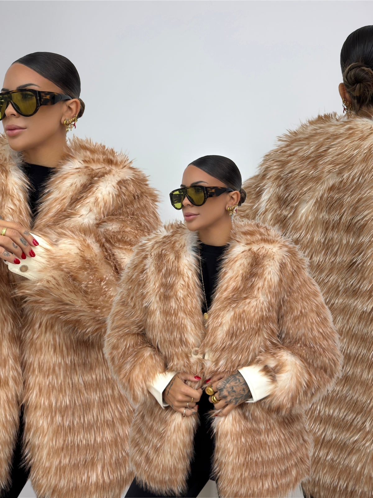 ABRIGO FAUX FUR HUNTER